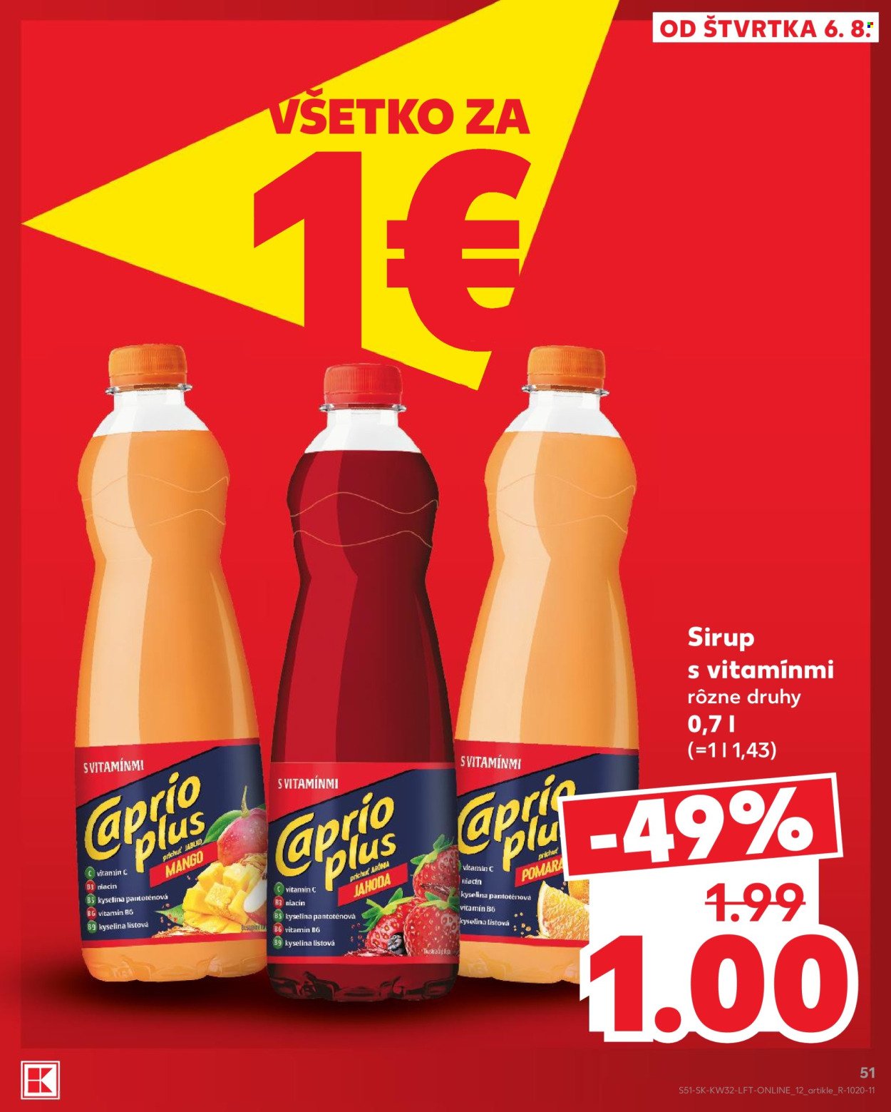KAUFLAND leták - Od štvrtka 6.8.2026