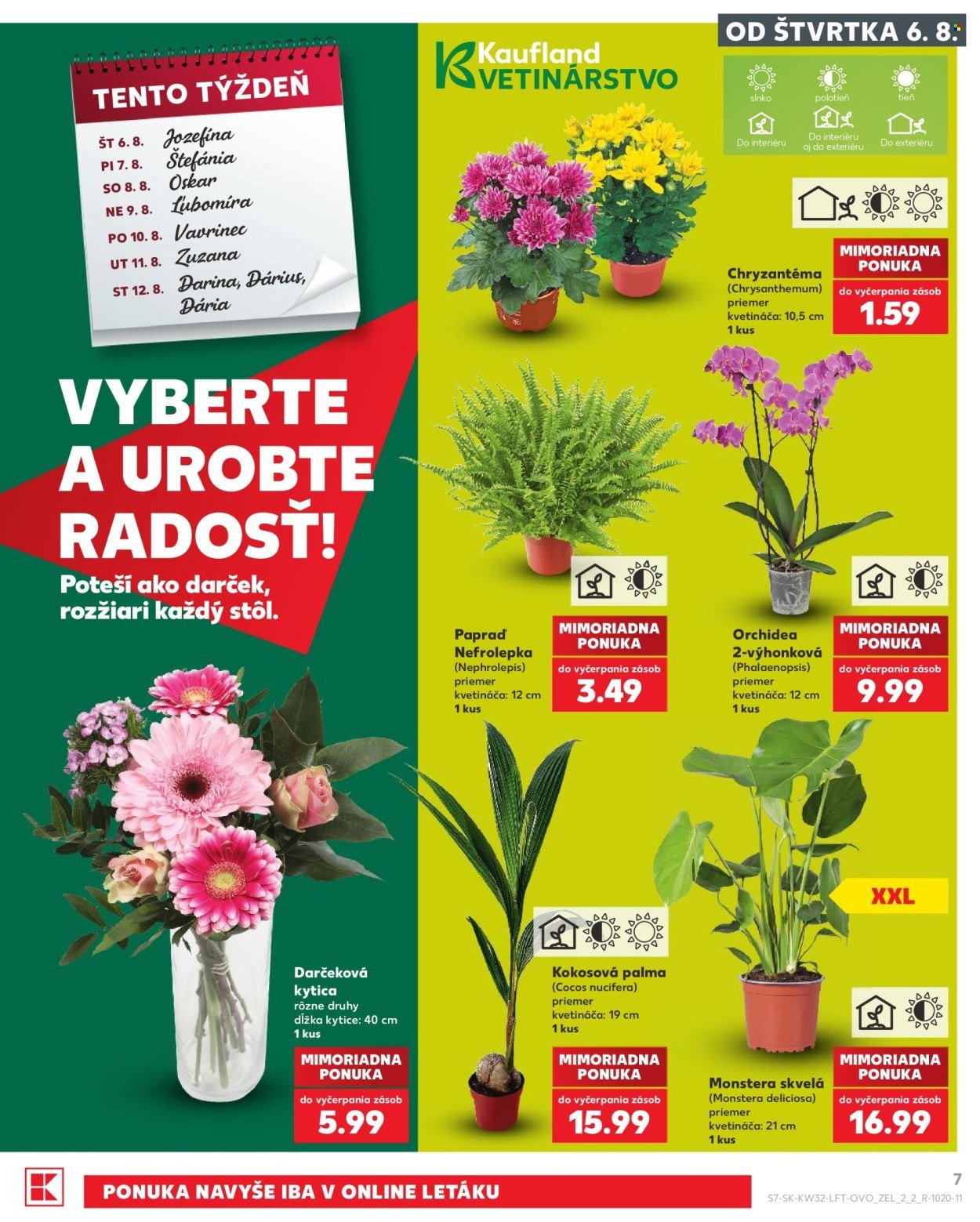KAUFLAND leták - Od štvrtka 6.8.2026