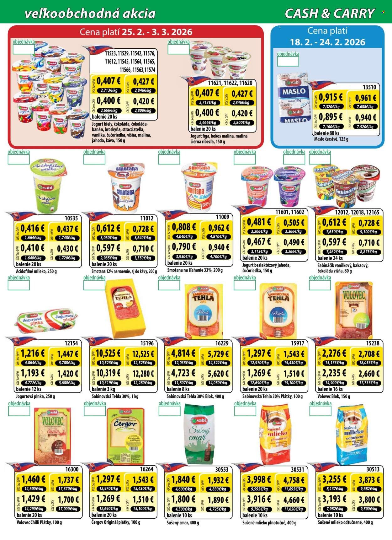 MILK AGRO leták - Cash & Carry (2026-02-18 - 2026-03-03) | 2