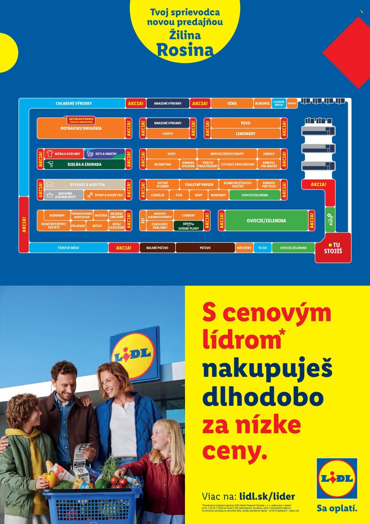 LIDL leták - Nová predajňa Žilina Rosina
