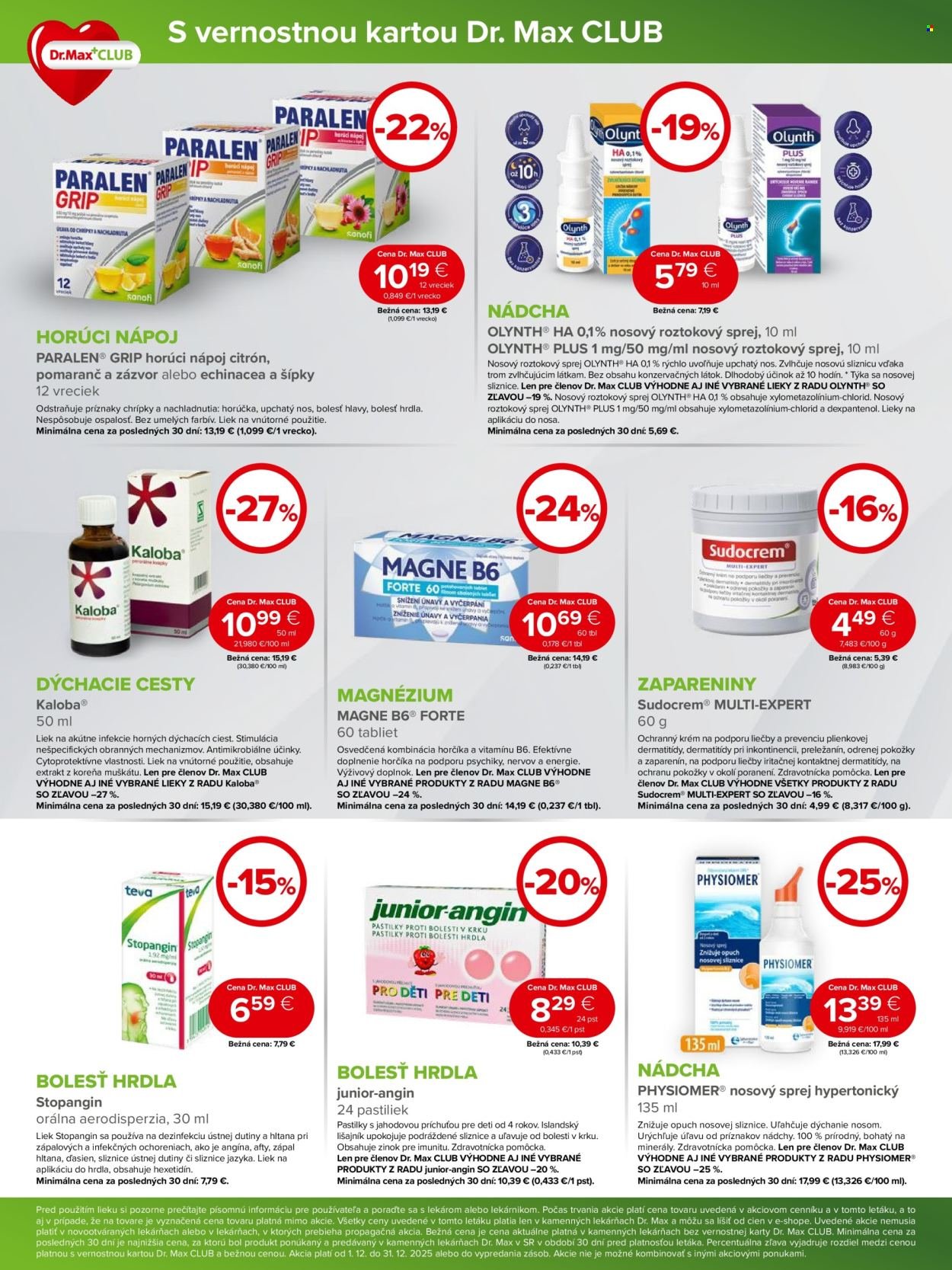 DR. MAX leták - Od pondelka 1.12.2025 (2025-12-01 - 2025-12-31) | 3