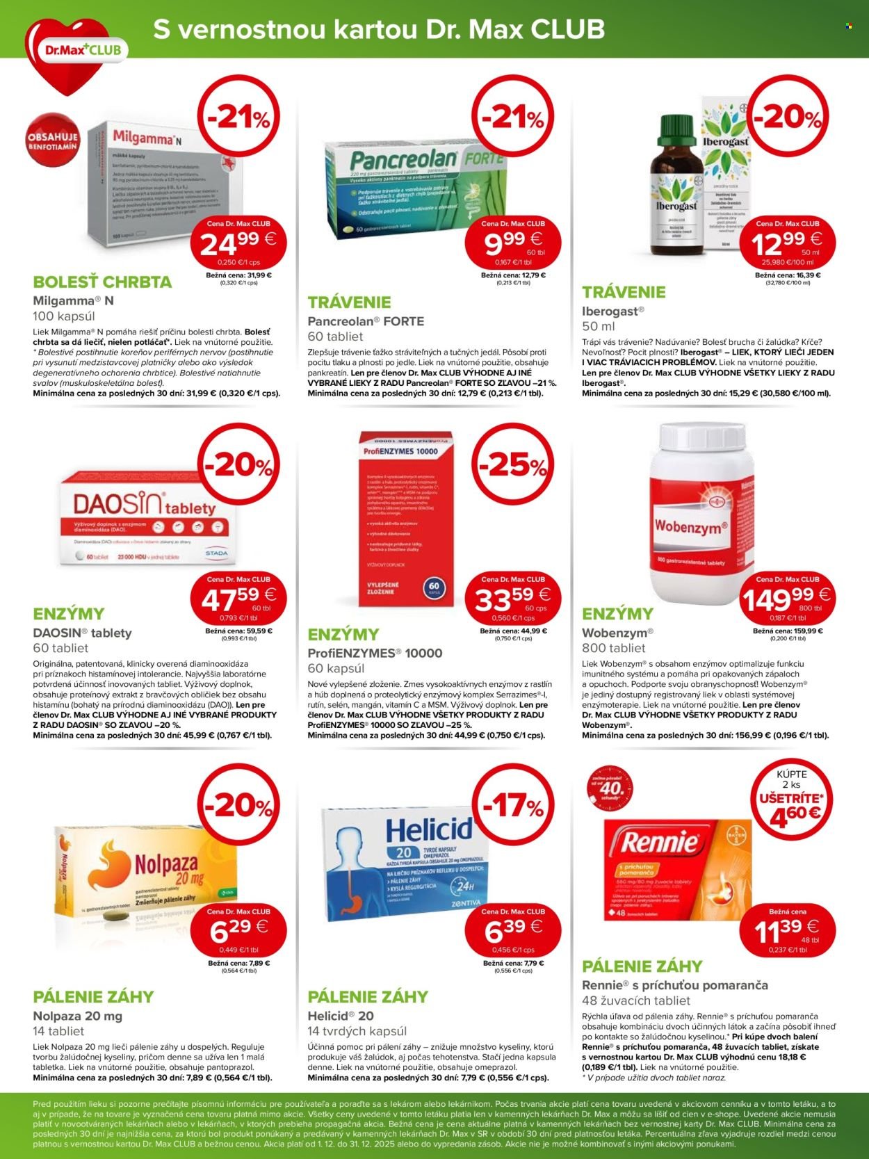 DR. MAX leták - Od pondelka 1.12.2025 (2025-12-01 - 2025-12-31) | 5