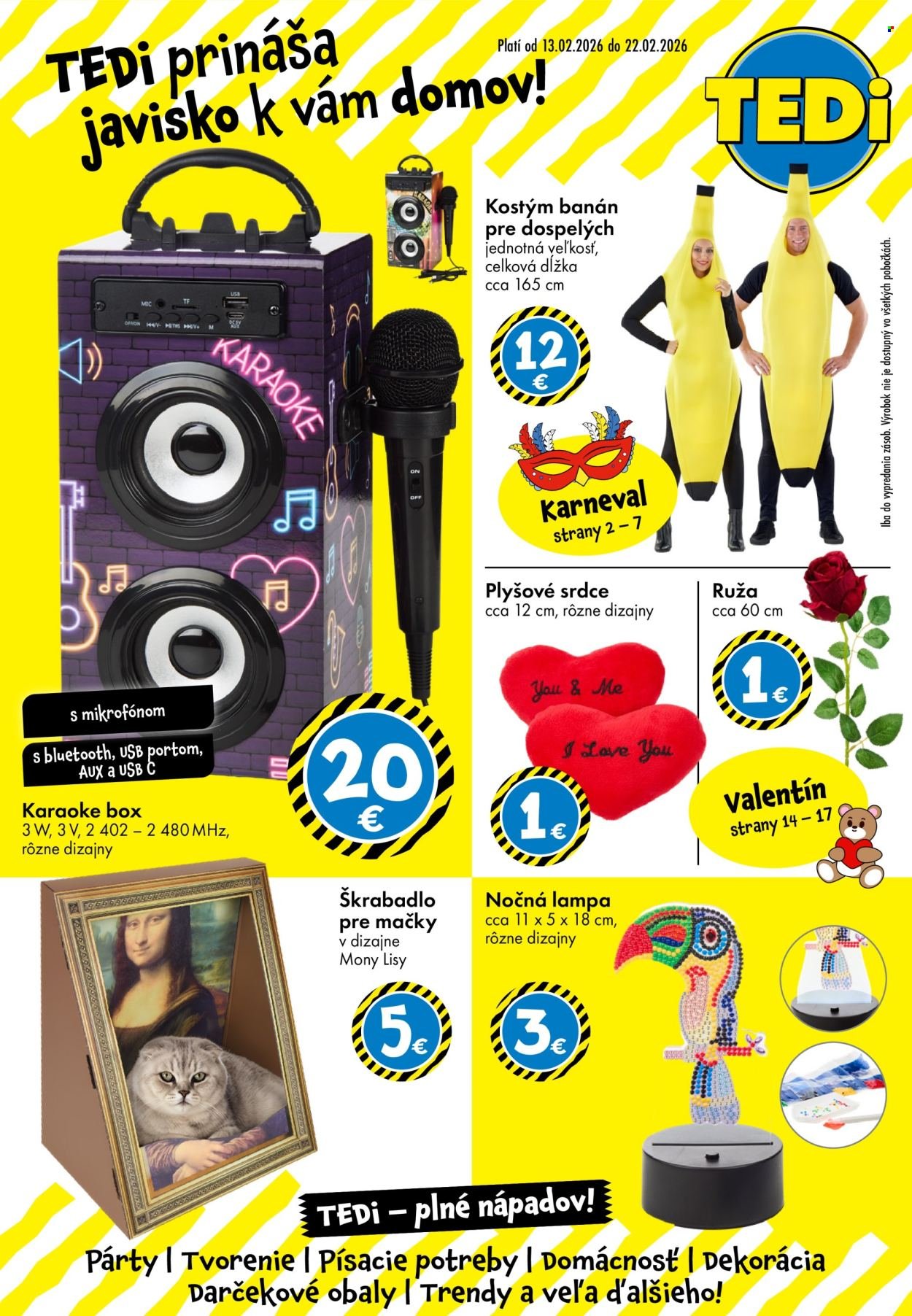 TEDI leták - Od piatka 13.2.2026 (2026-02-13 - 2026-02-22) | 1