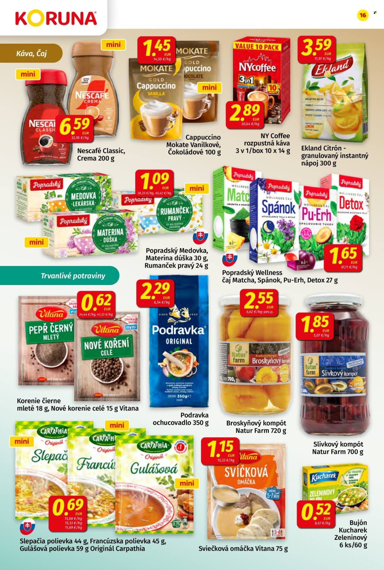 POTRAVINY KORUNA leták - Od piatka 23.1.2026 (2026-01-23 - 2026-02-04) | 16