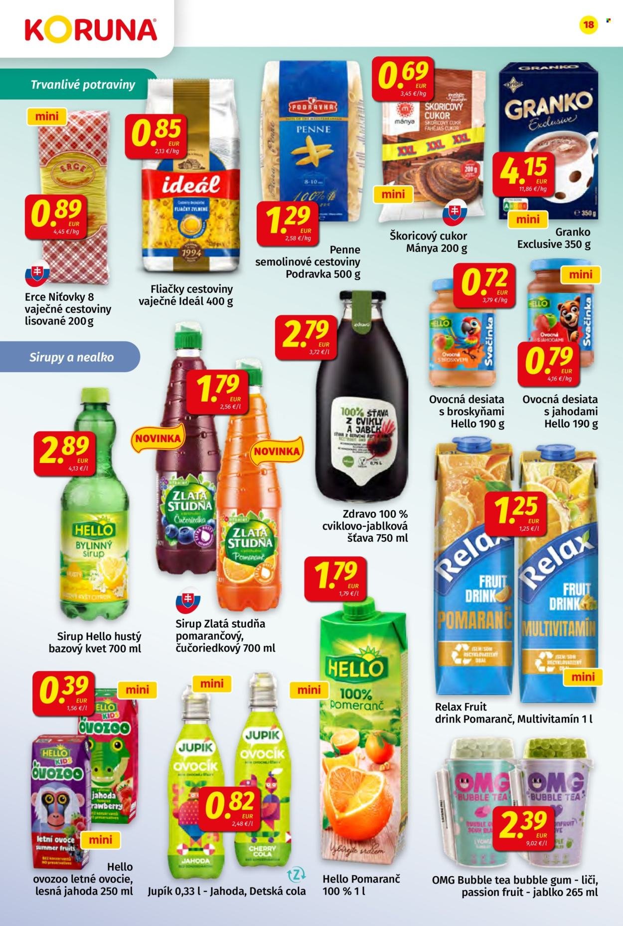 POTRAVINY KORUNA leták - Od piatka 23.1.2026 (2026-01-23 - 2026-02-04) | 18