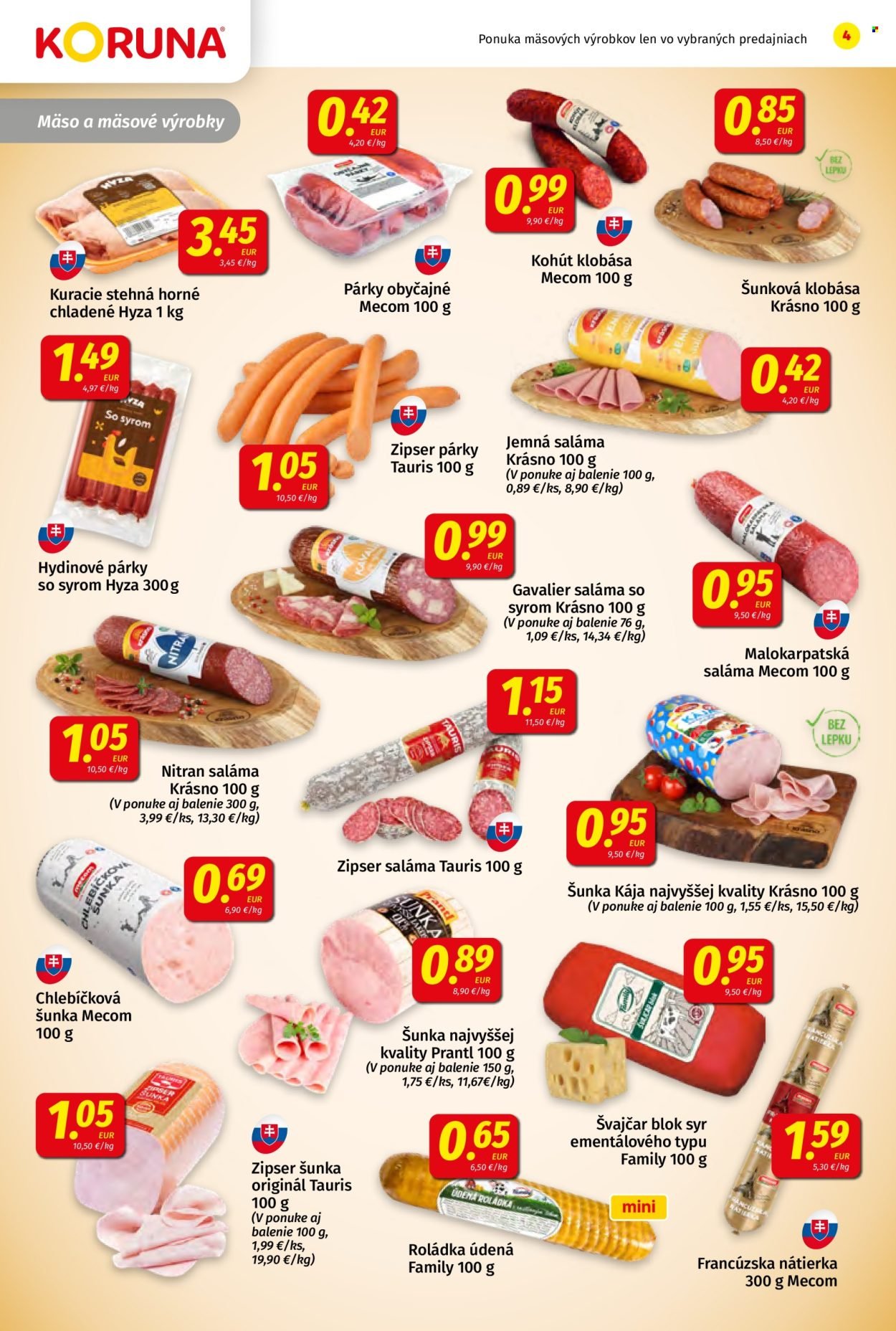 POTRAVINY KORUNA leták - Od piatka 23.1.2026 (2026-01-23 - 2026-02-04) | 4