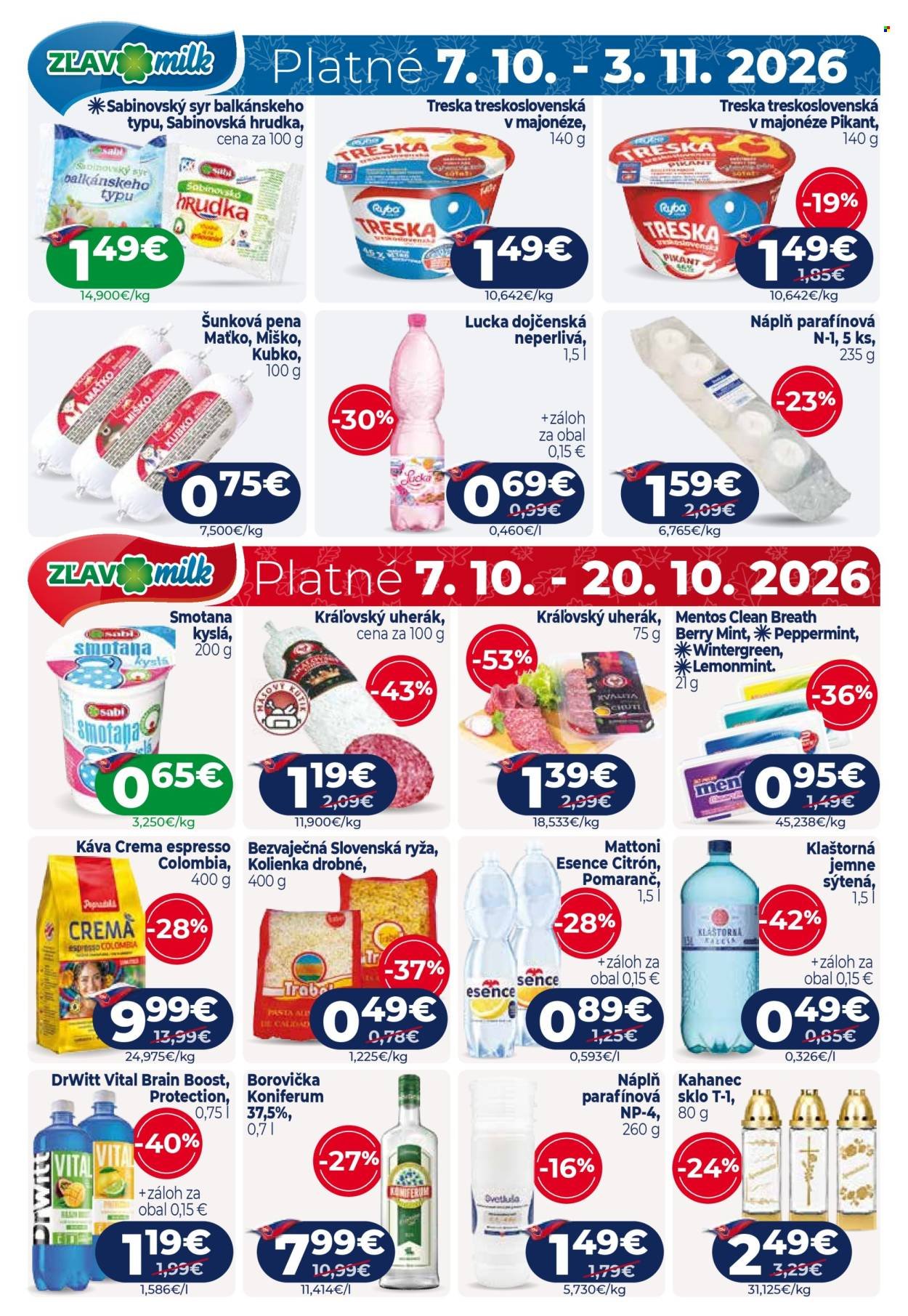 MILK AGRO leták - Od stredy 7.10.2026