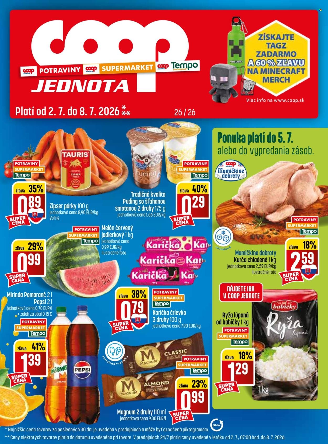 COOP JEDNOTA leták - Od štvrtka 2.7.2026