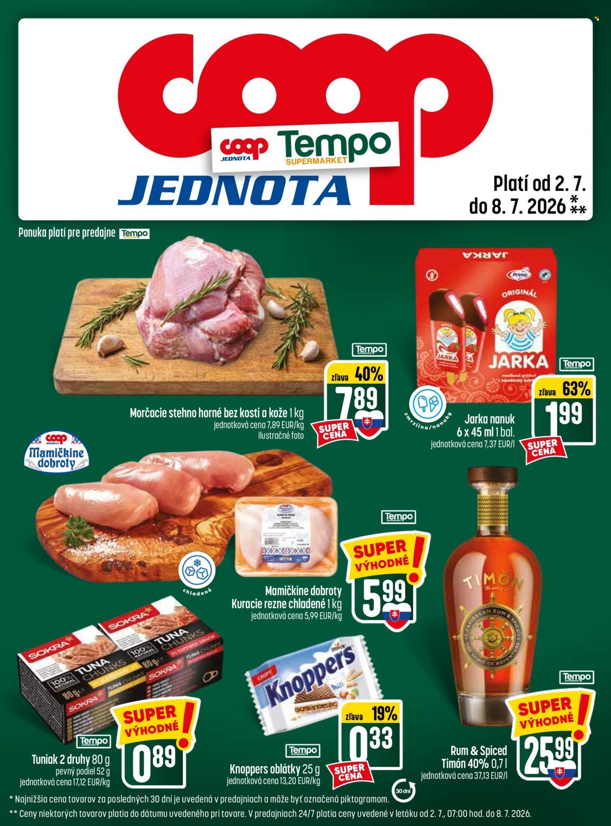 COOP JEDNOTA leták - Od štvrtka 2.7.2026