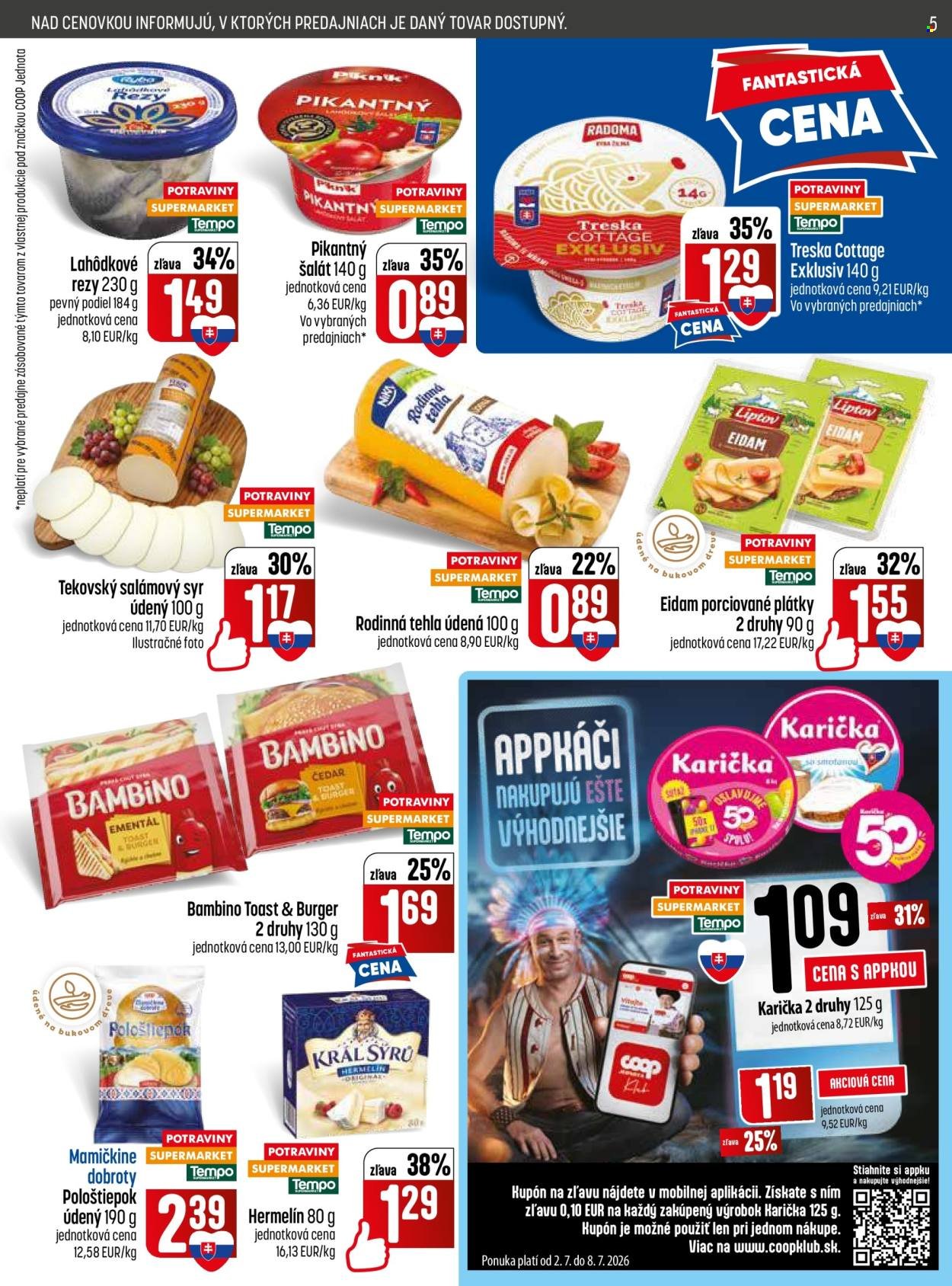 COOP JEDNOTA leták - Od štvrtka 2.7.2026