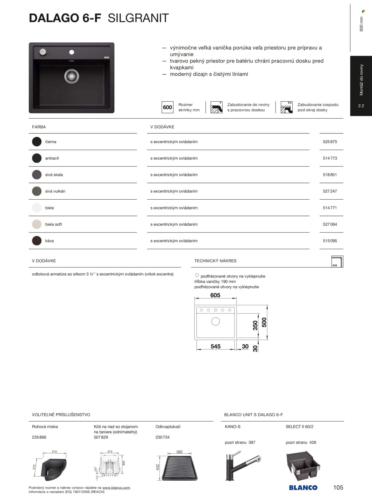 BLANCO leták - Od stredy 1.1.2025 (2025-01-01 - 2025-12-31) | 105