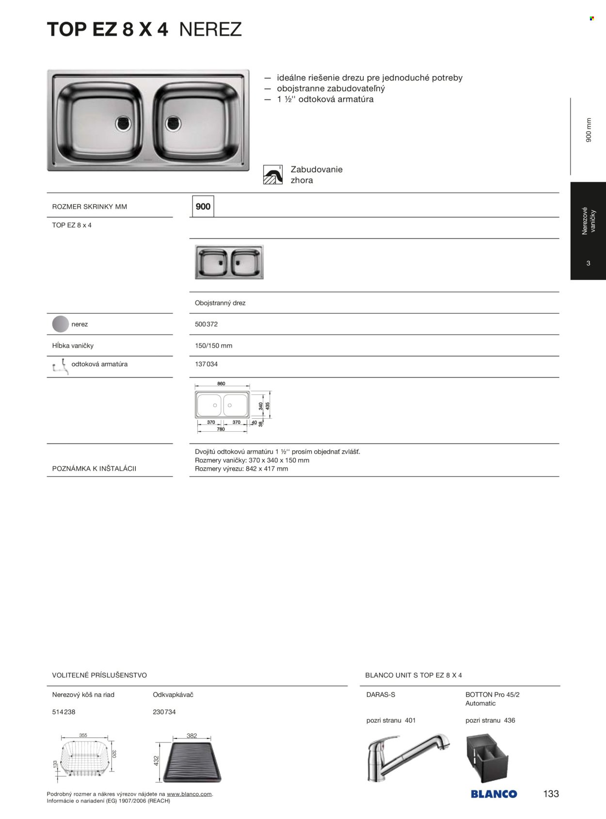 BLANCO leták - Od stredy 1.1.2025 (2025-01-01 - 2025-12-31) | 133