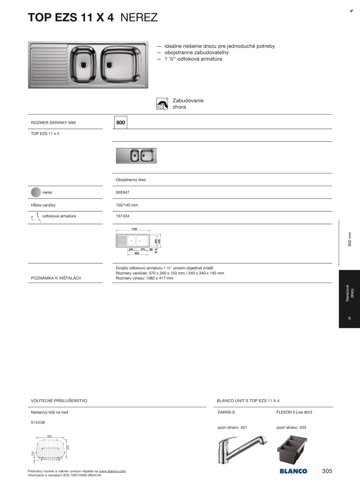 BLANCO leták - Od stredy 1.1.2025 (2025-01-01 - 2025-12-31) | 305