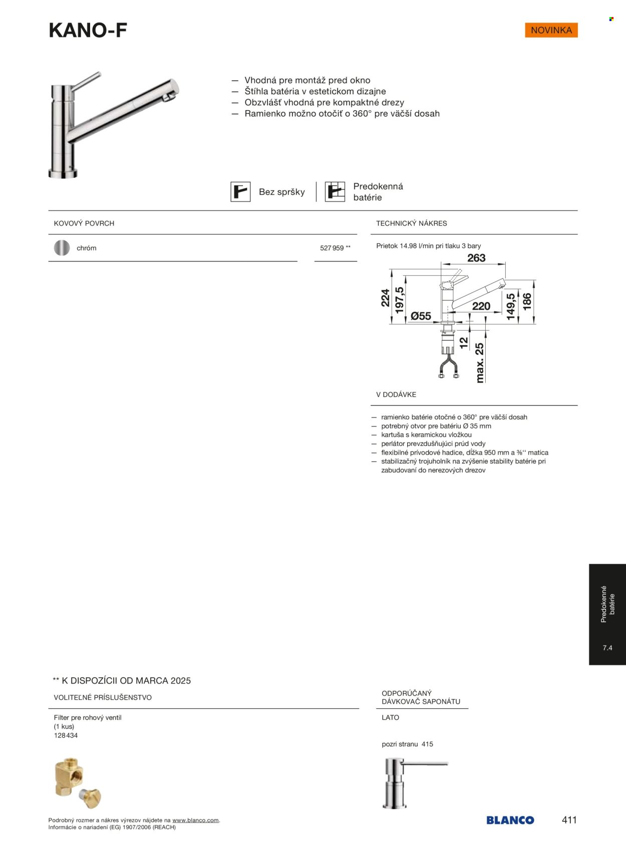 BLANCO leták - Od stredy 1.1.2025 (2025-01-01 - 2025-12-31) | 411