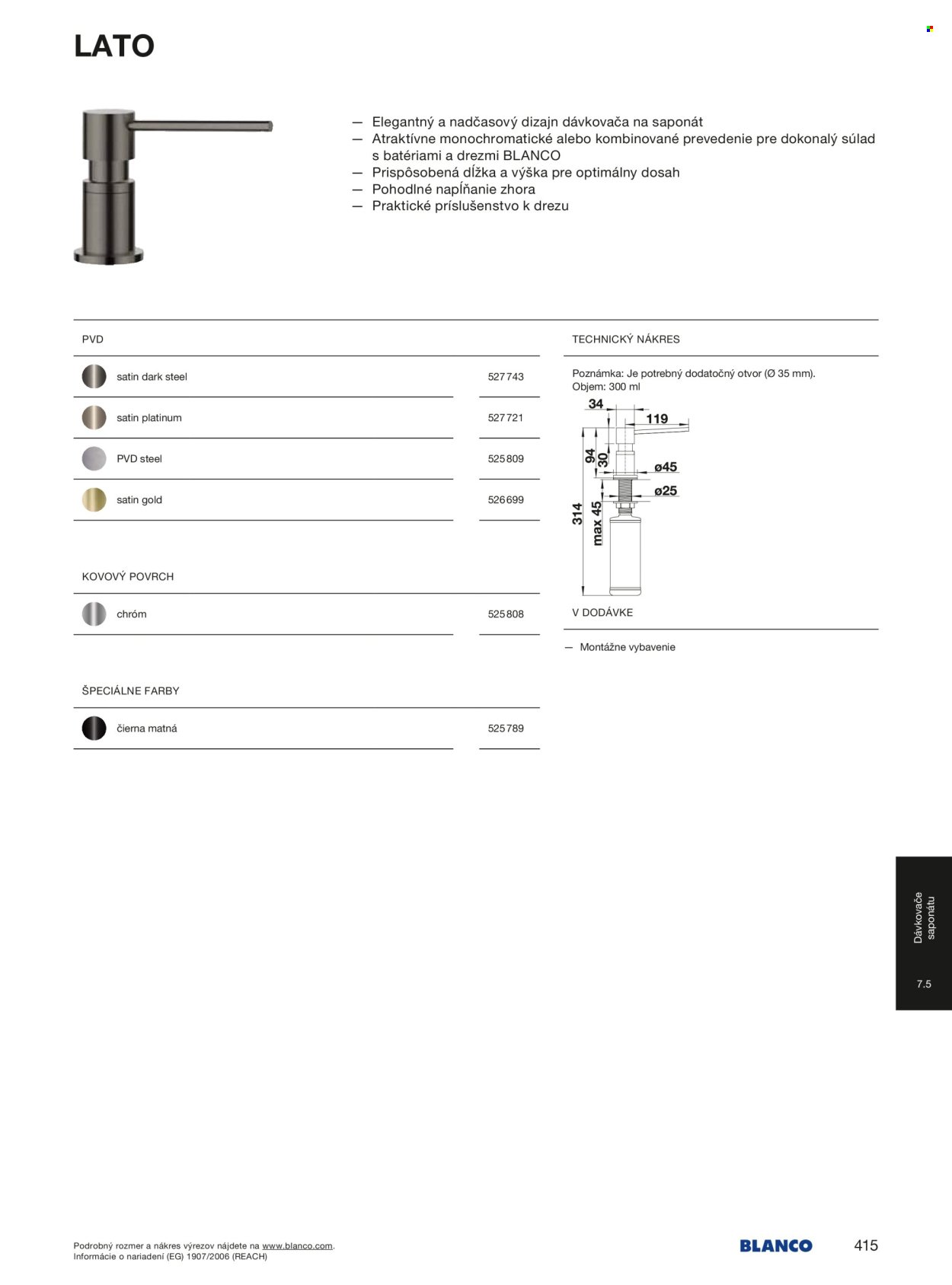 BLANCO leták - Od stredy 1.1.2025 (2025-01-01 - 2025-12-31) | 415