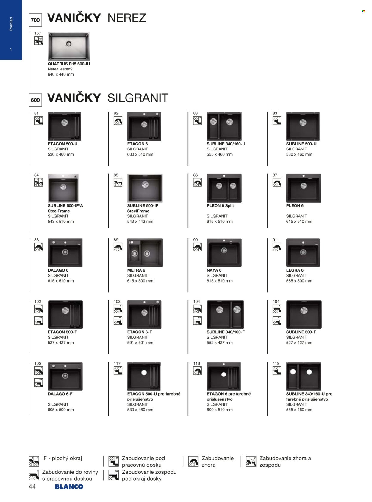 BLANCO leták - Od stredy 1.1.2025 (2025-01-01 - 2025-12-31) | 44
