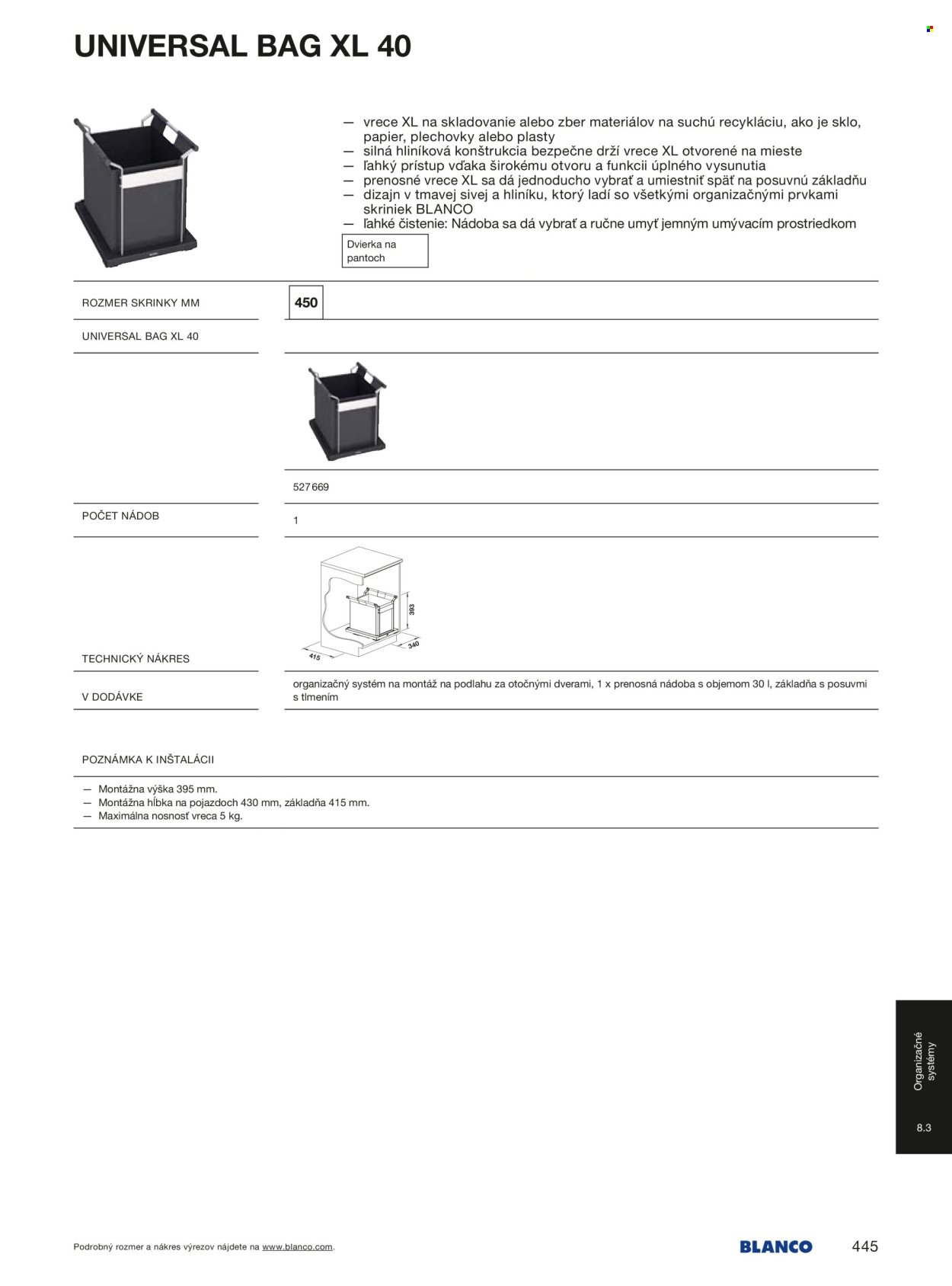 BLANCO leták - Od stredy 1.1.2025 (2025-01-01 - 2025-12-31) | 445
