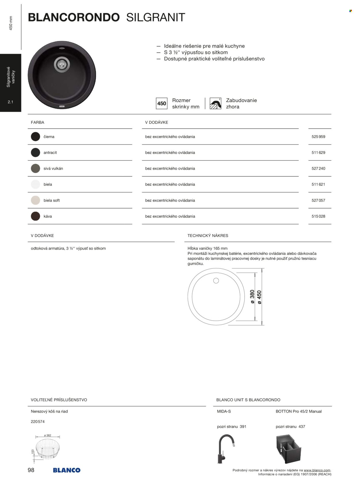 BLANCO leták - Od stredy 1.1.2025 (2025-01-01 - 2025-12-31) | 98