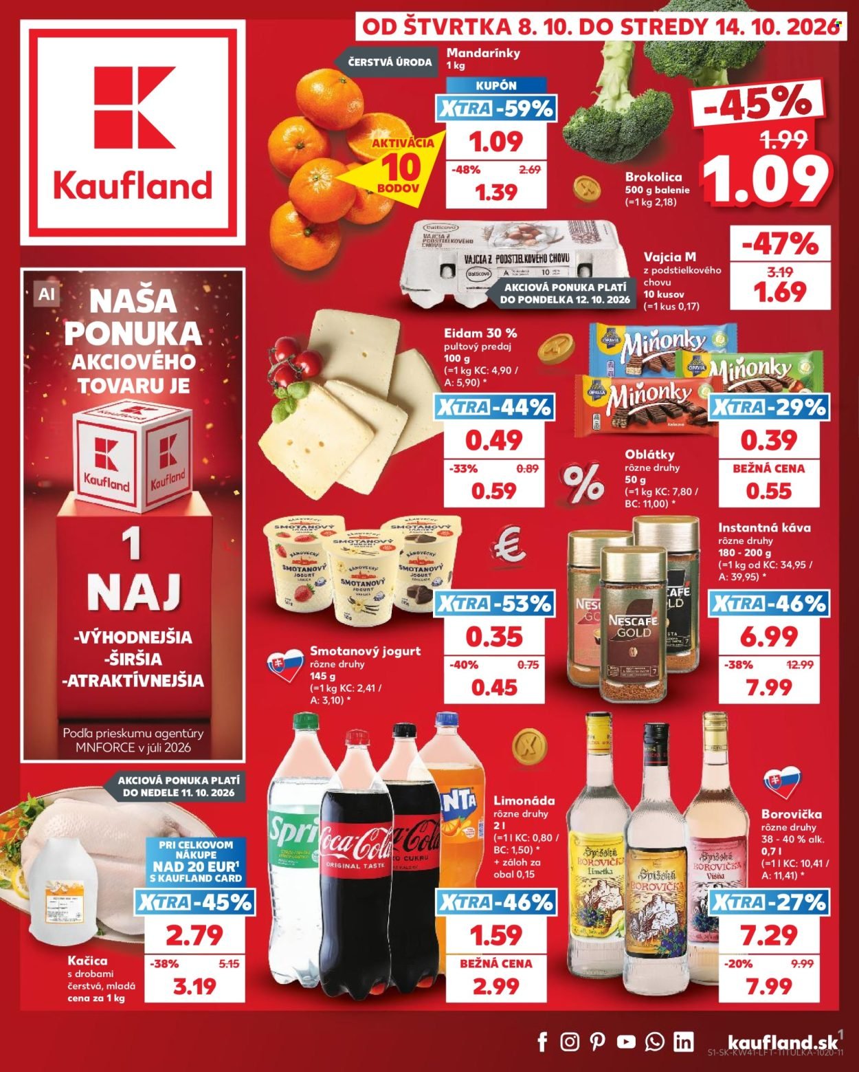 KAUFLAND leták - Od štvrtka 8.10.2026