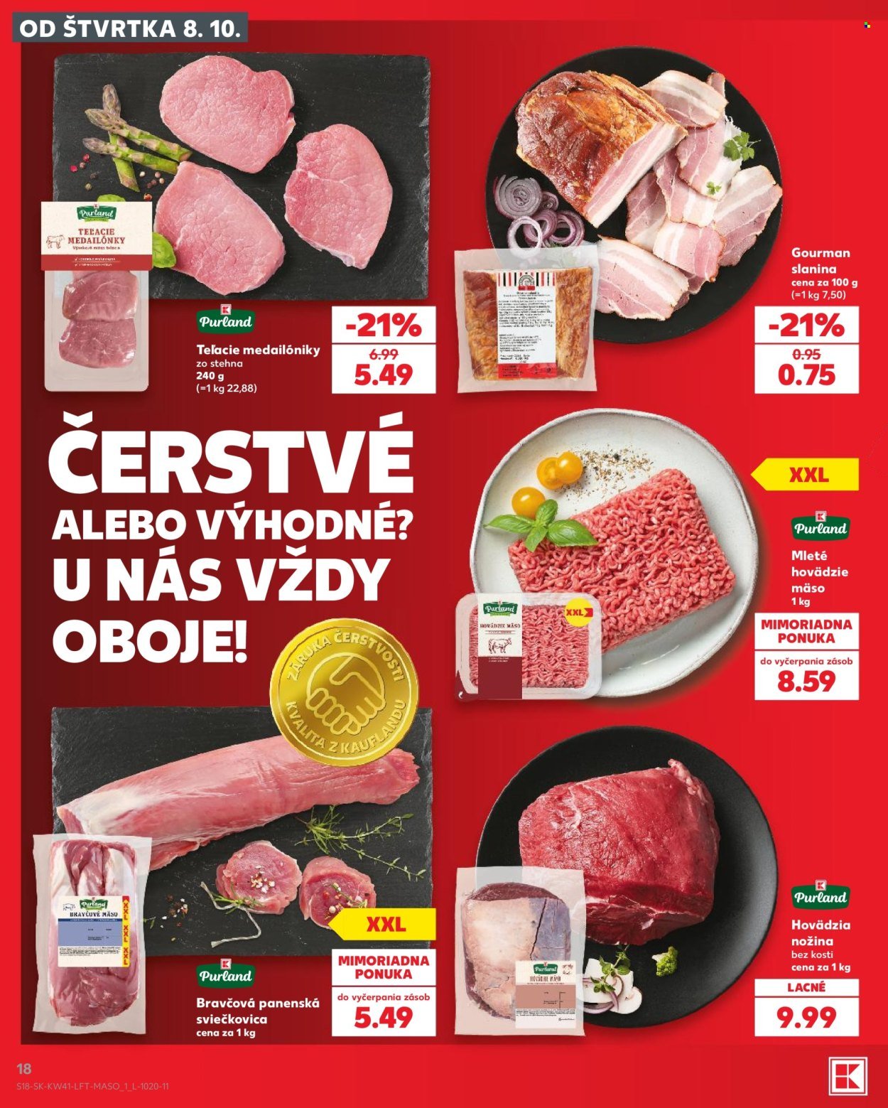 KAUFLAND leták - Od štvrtka 8.10.2026