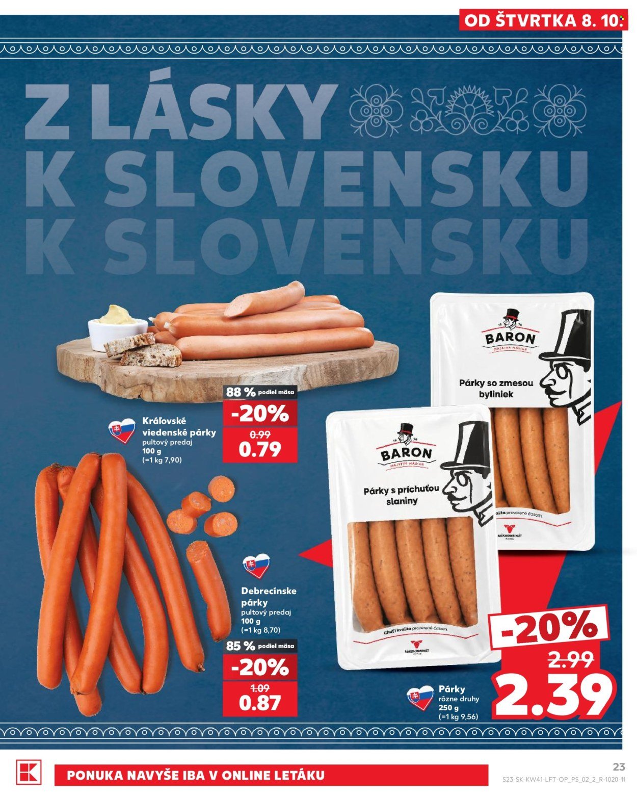 KAUFLAND leták - Od štvrtka 8.10.2026