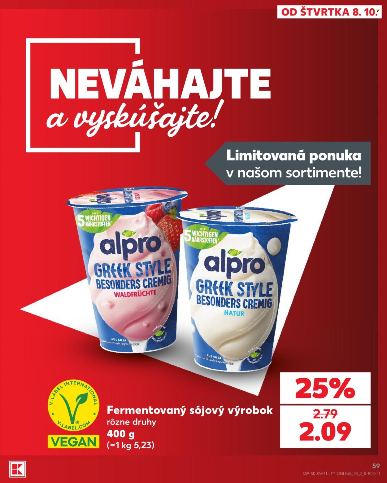 KAUFLAND leták - Od štvrtka 8.10.2026