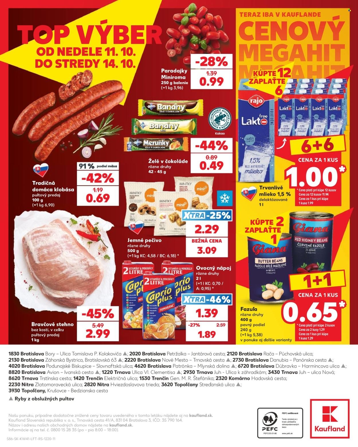 KAUFLAND leták - Od štvrtka 8.10.2026