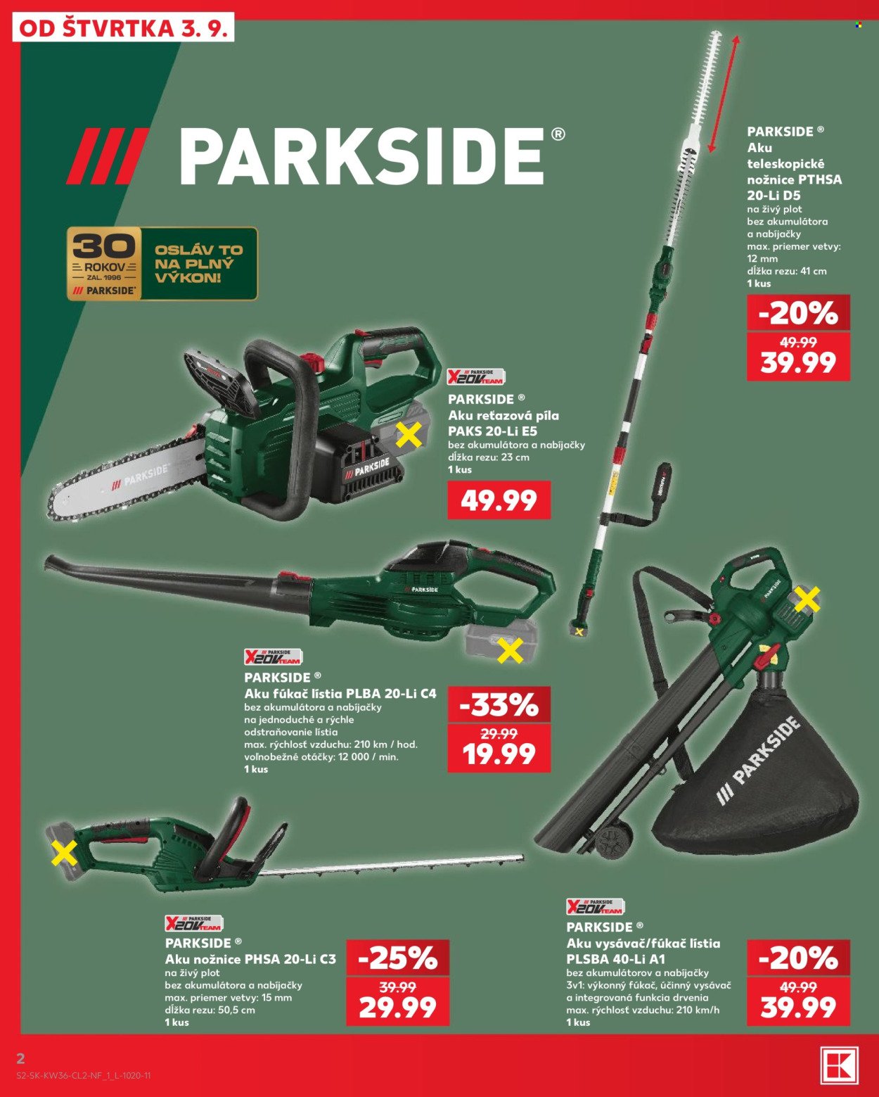 KAUFLAND leták - Parkside