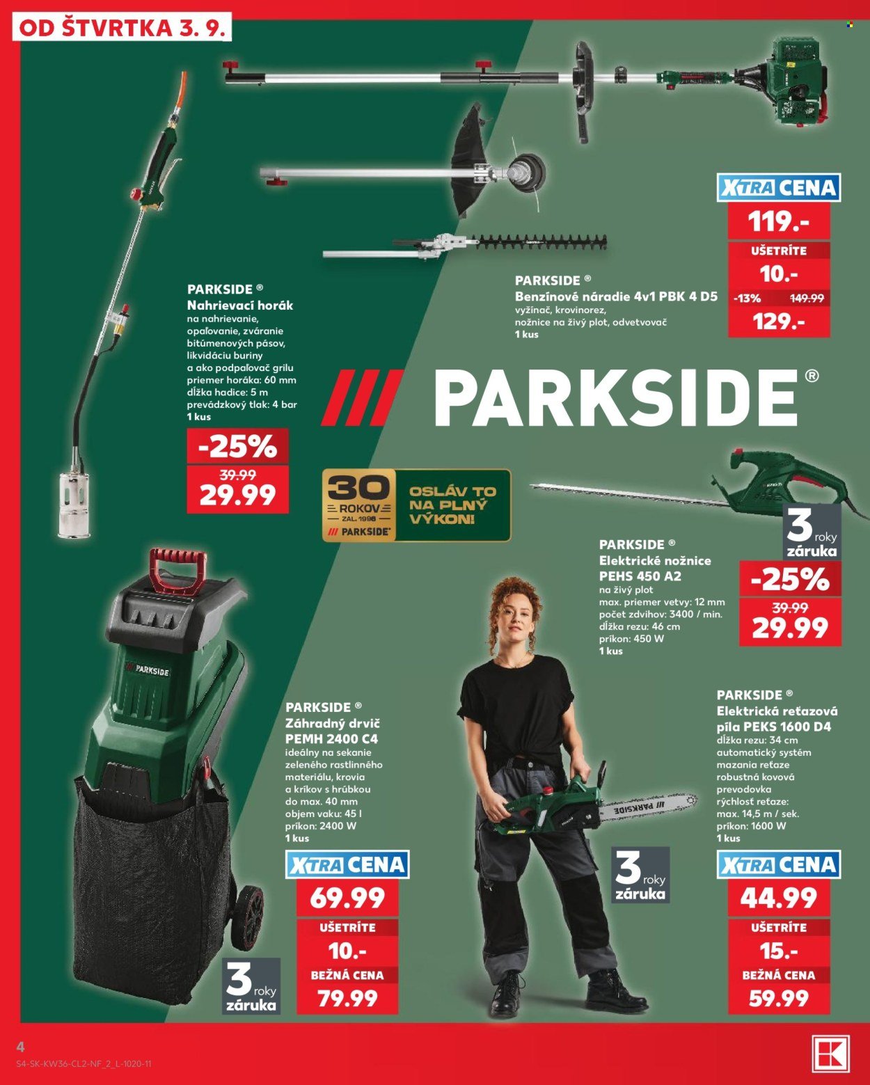 KAUFLAND leták - Parkside