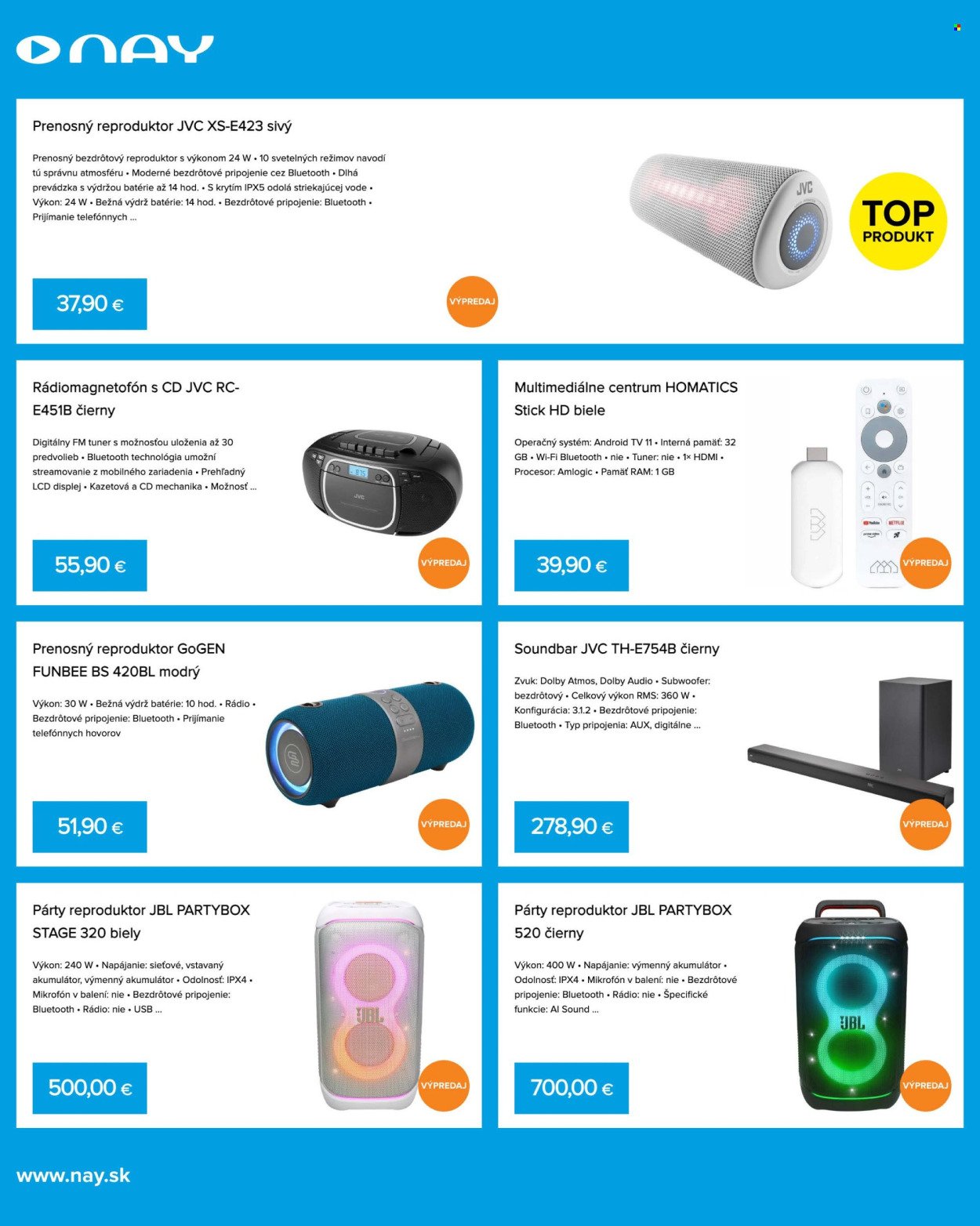 NAY ELEKTRODOM leták - Od pondelka 12.1.2026 (2026-01-12 - 2026-01-18) | 8
