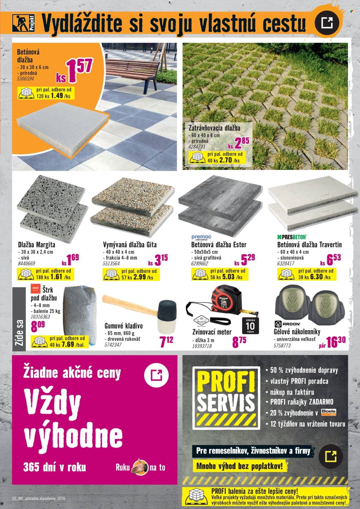 HORNBACH leták - Váš ďalší projekt - Zahradné stavebniny
