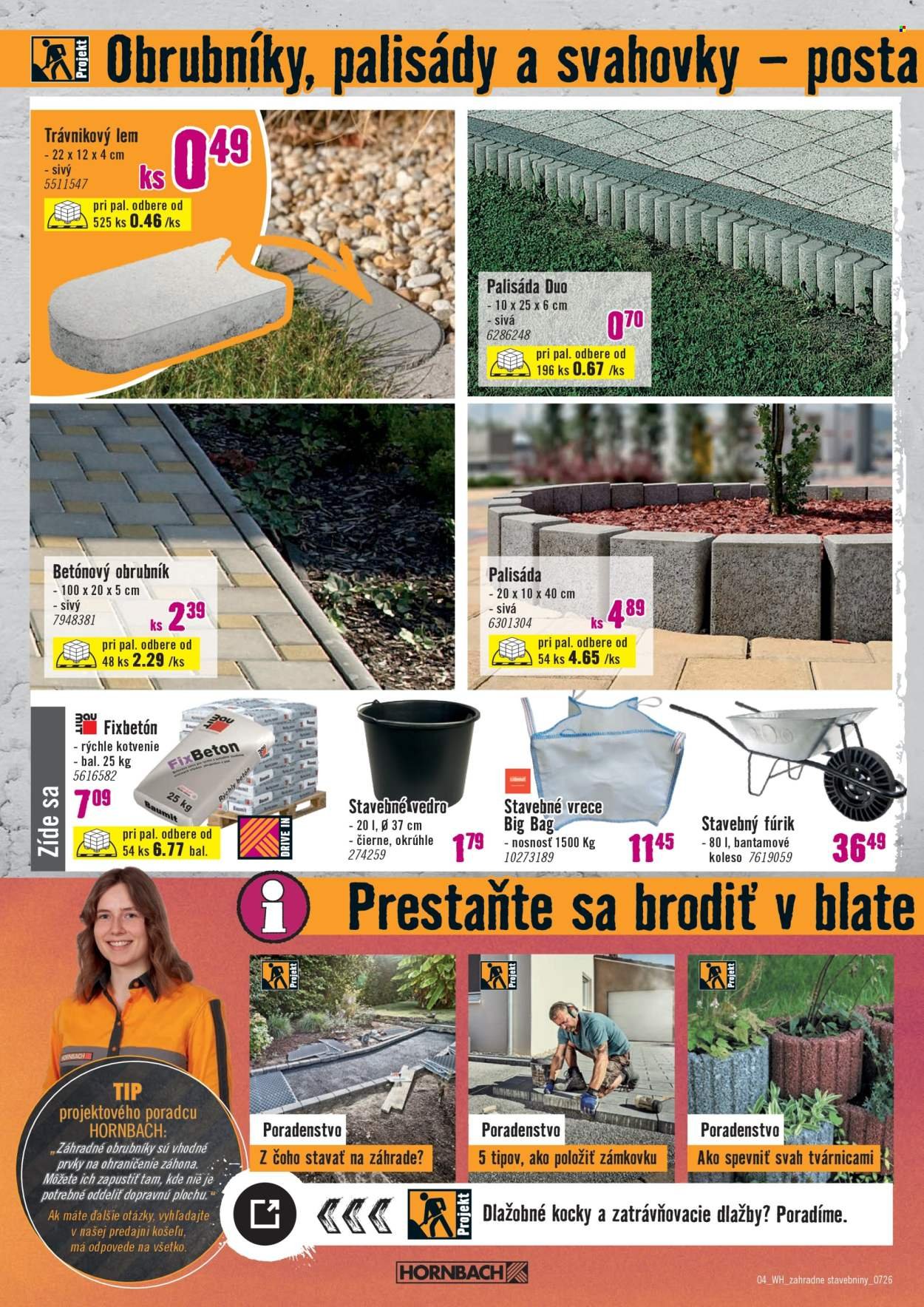 HORNBACH leták - Váš ďalší projekt - Zahradné stavebniny