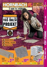 HORNBACH leták - Váš ďalší projekt - Zahradné stavebniny