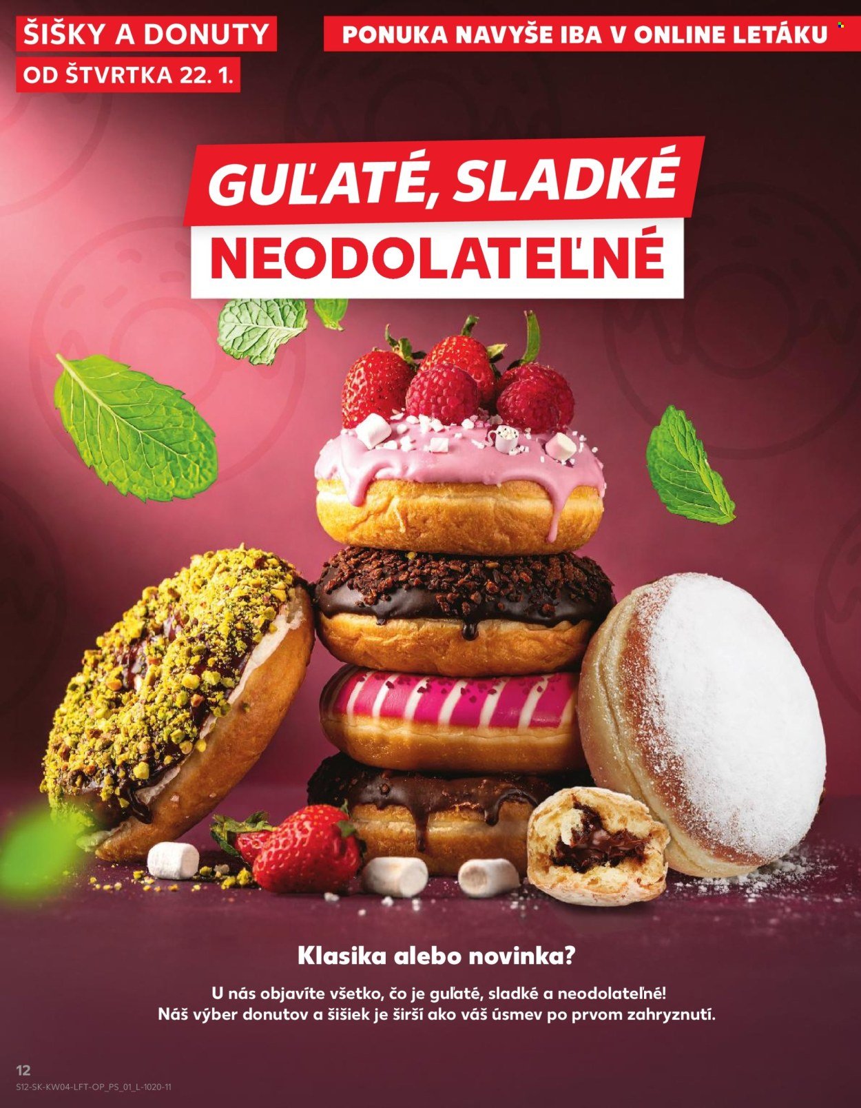 KAUFLAND leták - Od štvrtka 22.1.2026 (2026-01-22 - 2026-01-28) | 12