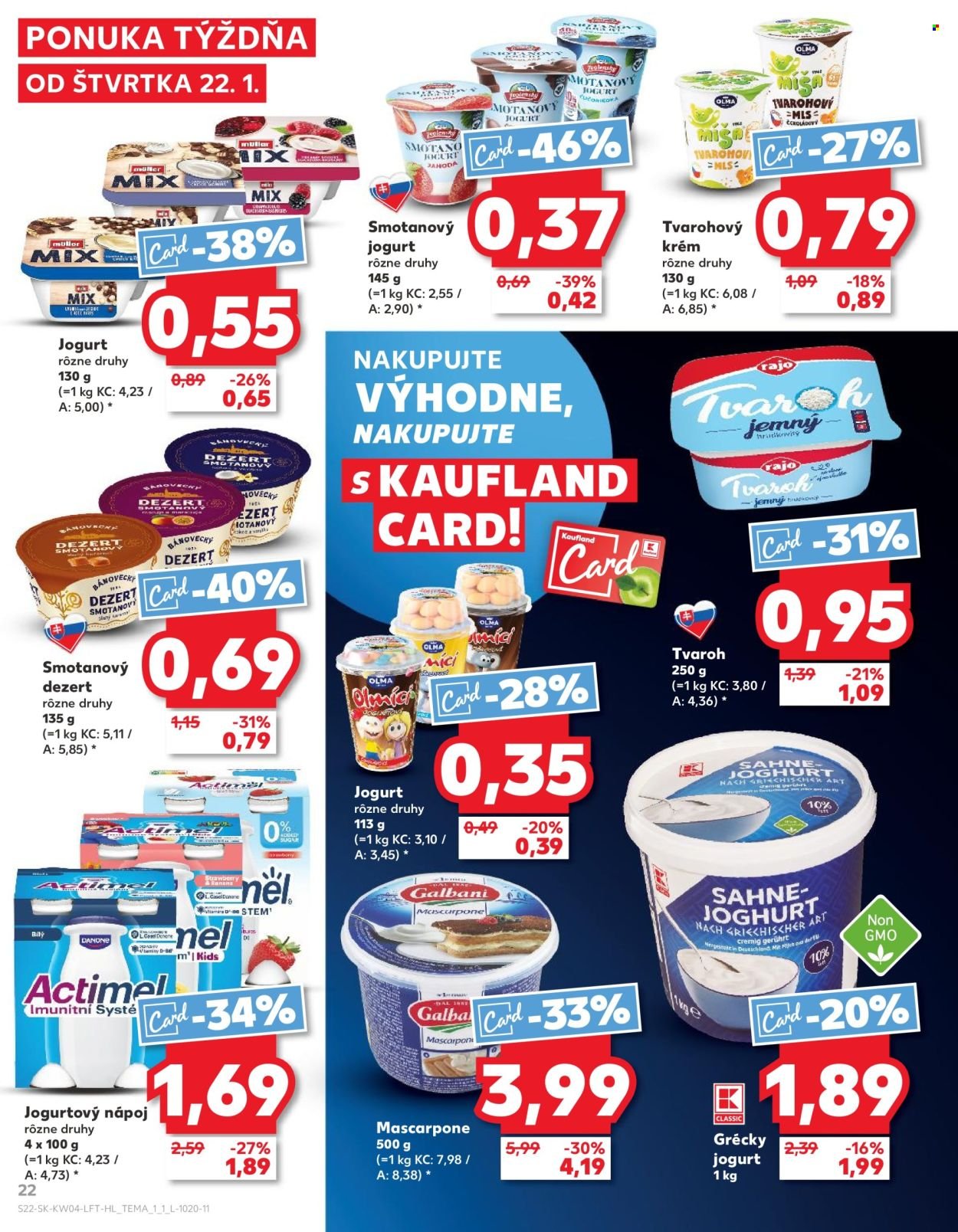 KAUFLAND leták - Od štvrtka 22.1.2026 (2026-01-22 - 2026-01-28) | 22