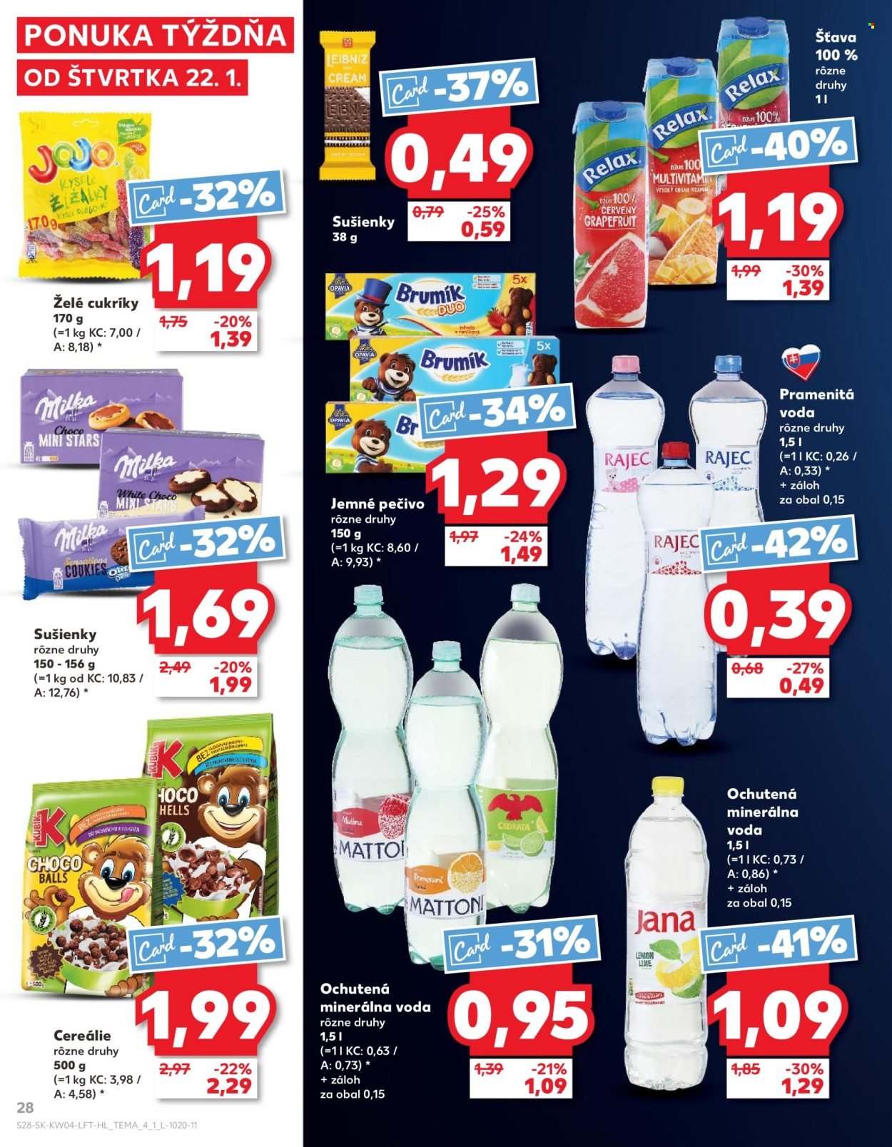 KAUFLAND leták - Od štvrtka 22.1.2026 (2026-01-22 - 2026-01-28) | 28