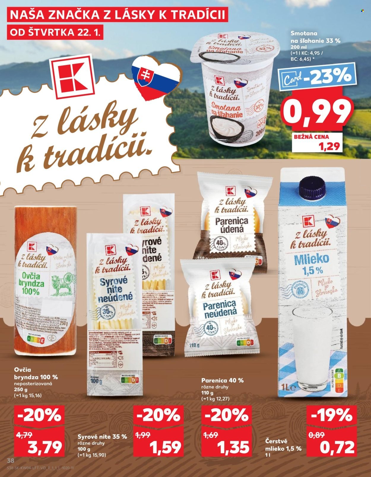 KAUFLAND leták - Od štvrtka 22.1.2026 (2026-01-22 - 2026-01-28) | 38