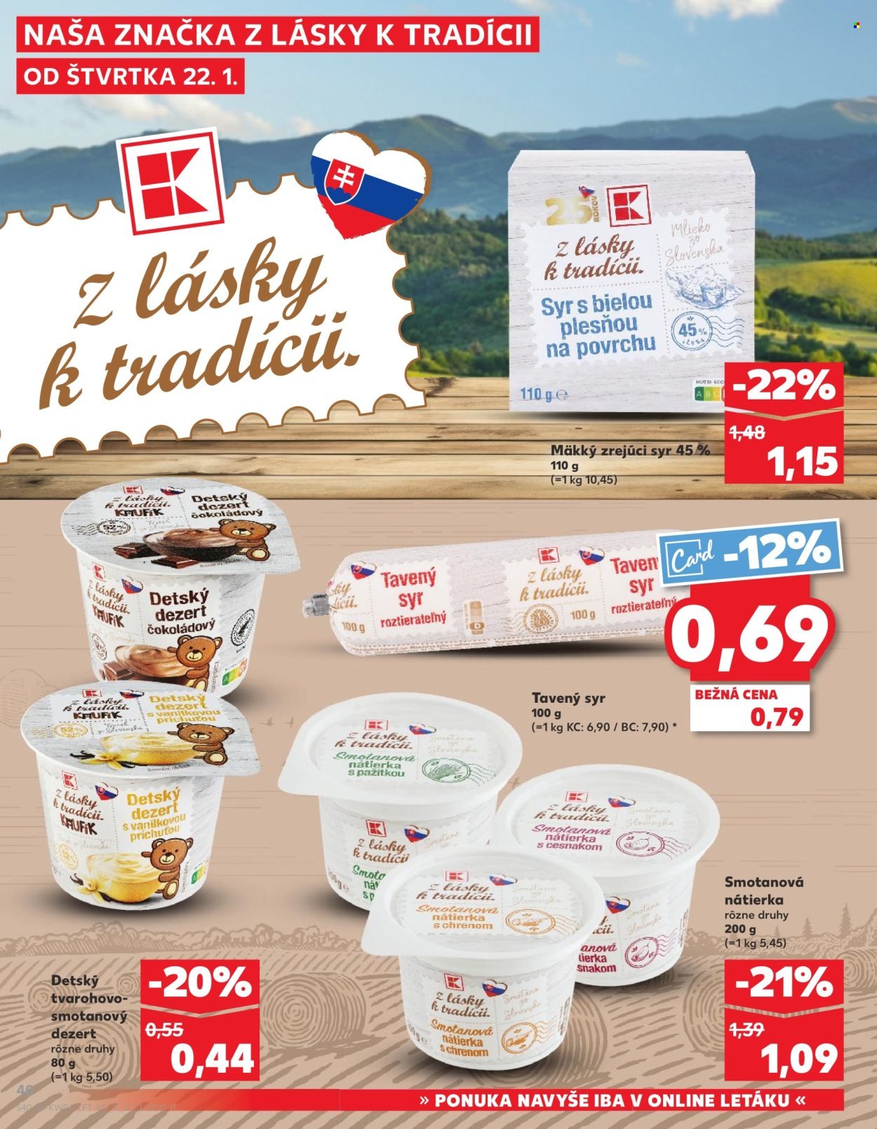 KAUFLAND leták - Od štvrtka 22.1.2026 (2026-01-22 - 2026-01-28) | 40
