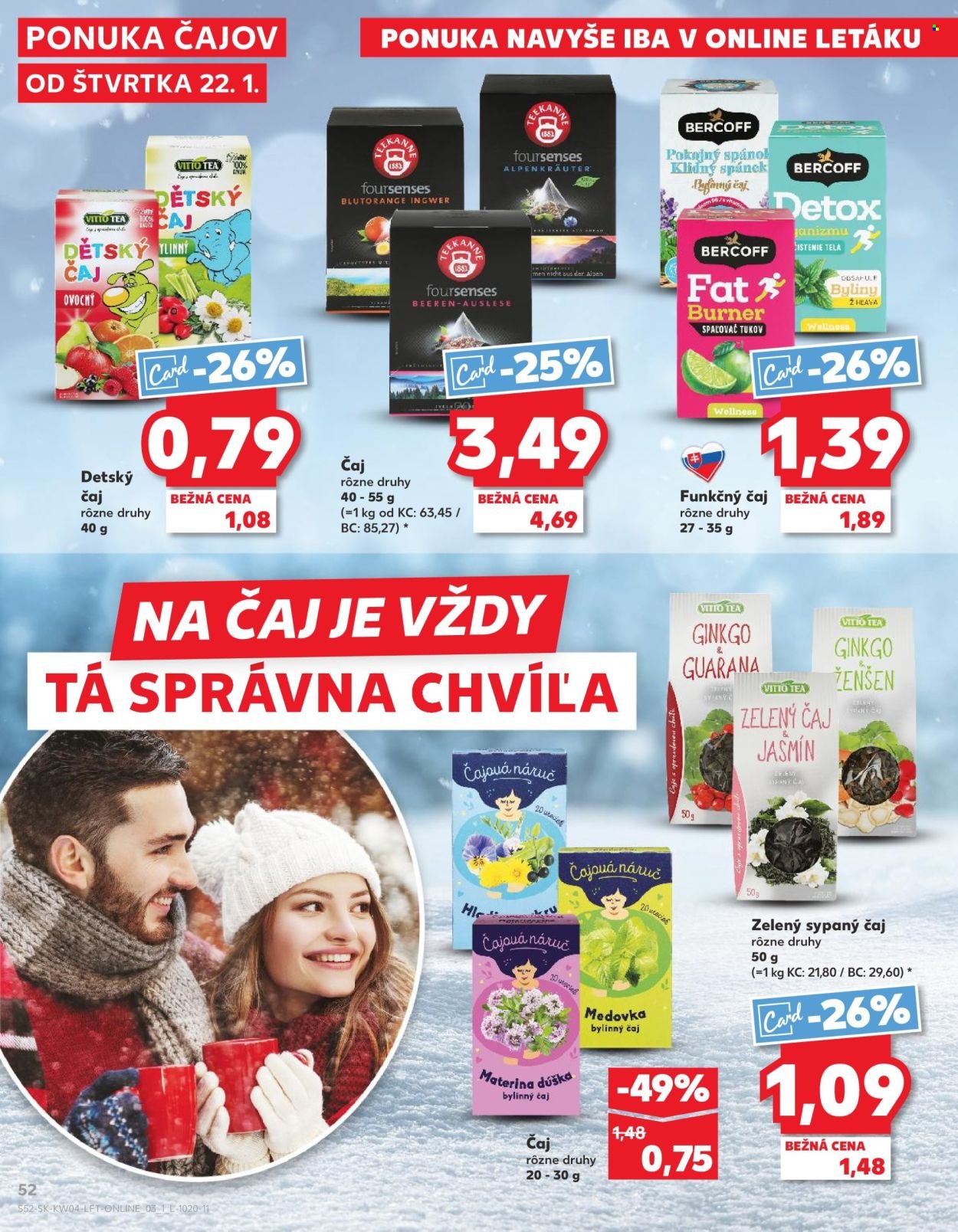 KAUFLAND leták - Od štvrtka 22.1.2026 (2026-01-22 - 2026-01-28) | 52