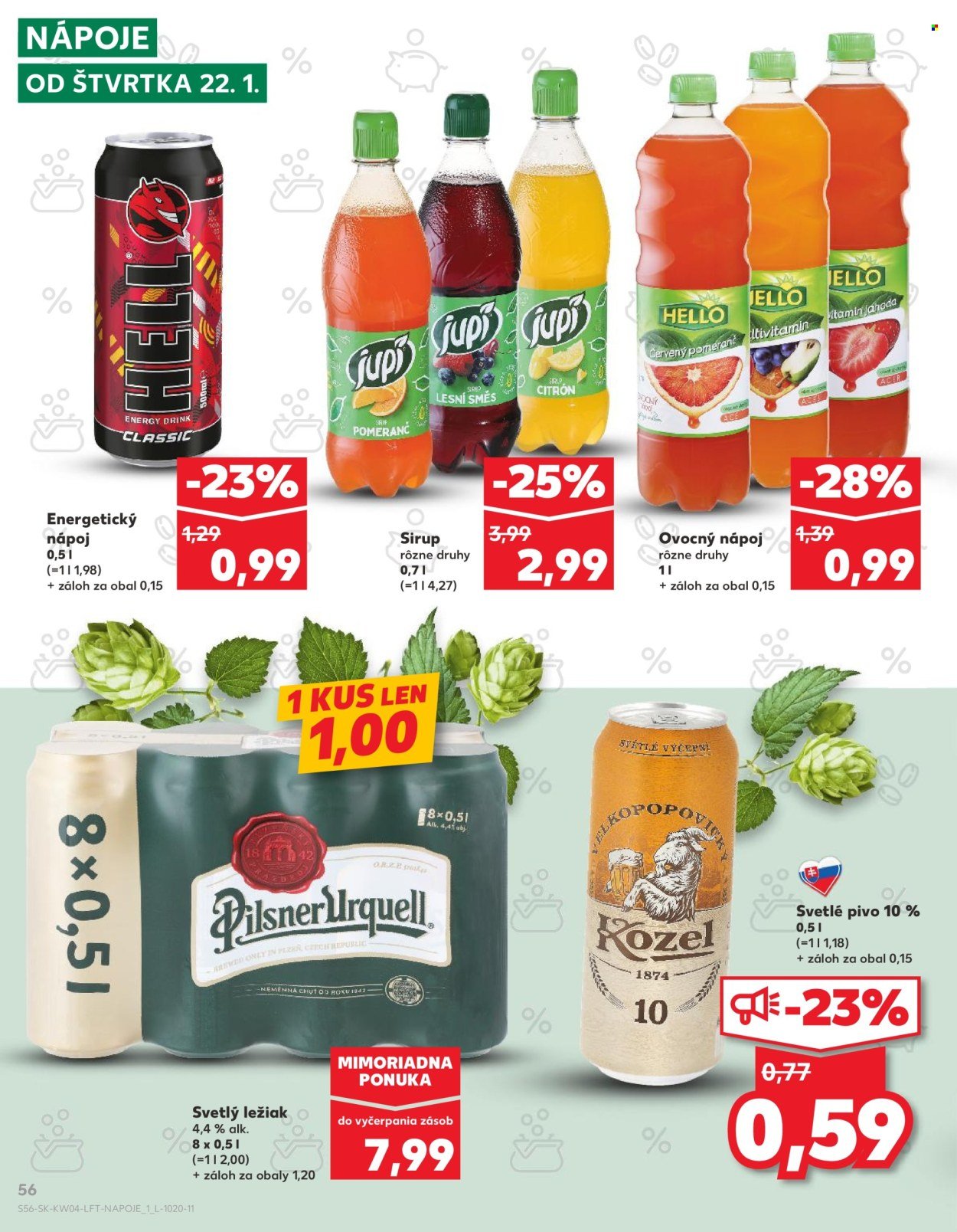 KAUFLAND leták - Od štvrtka 22.1.2026 (2026-01-22 - 2026-01-28) | 56