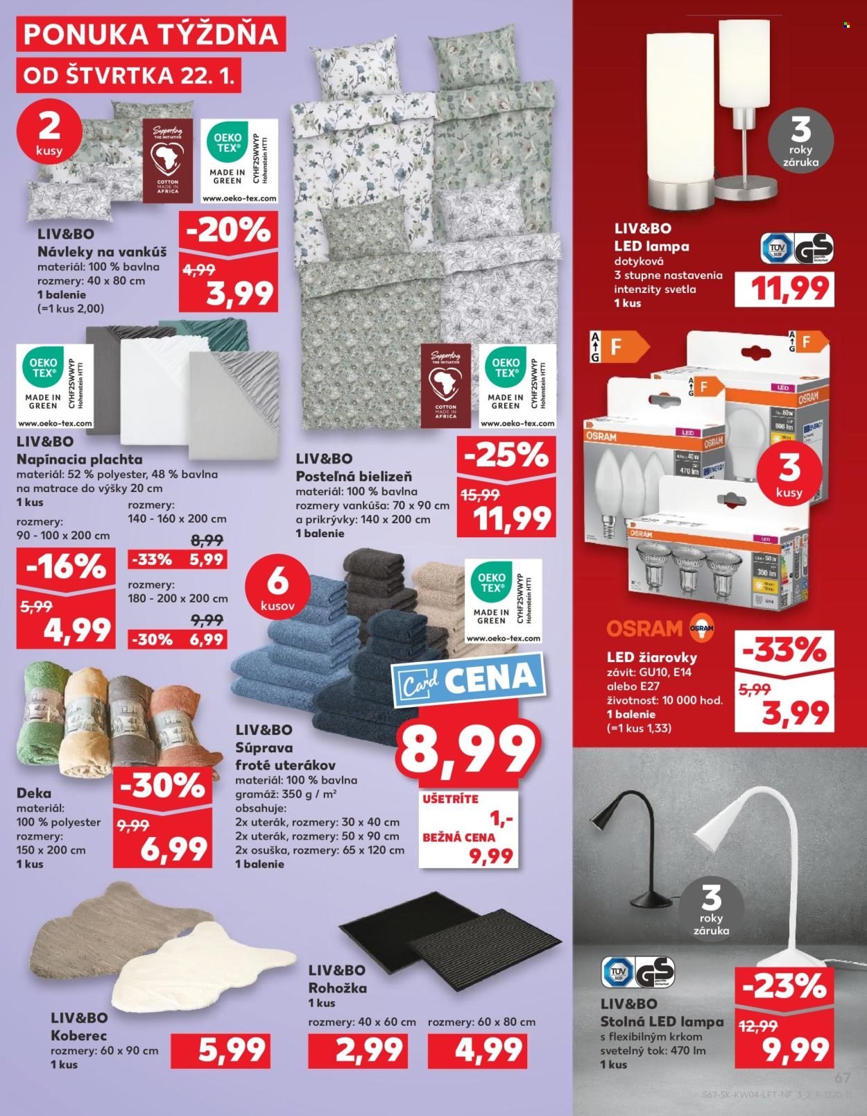 KAUFLAND leták - Od štvrtka 22.1.2026 (2026-01-22 - 2026-01-28) | 67