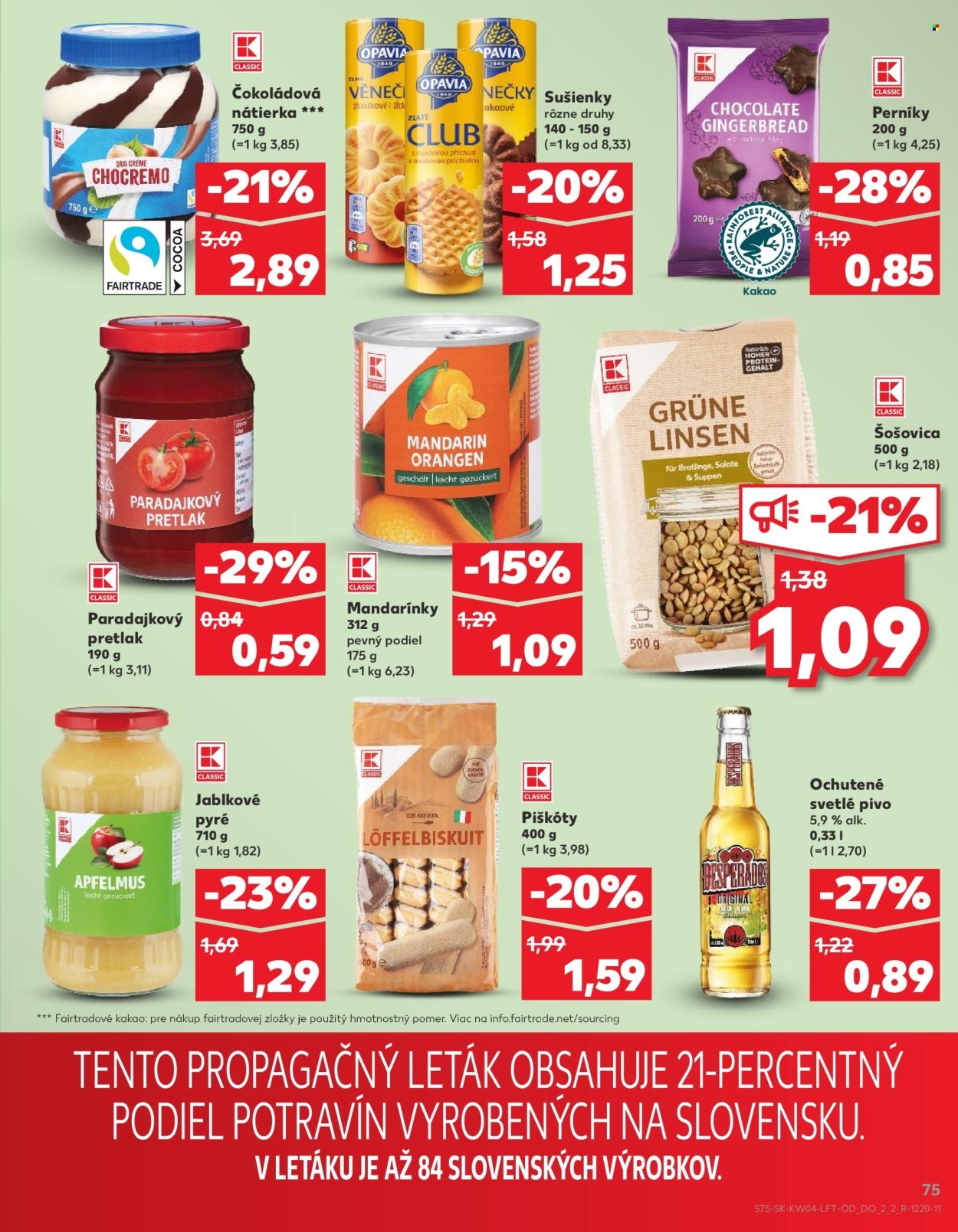 KAUFLAND leták - Od štvrtka 22.1.2026 (2026-01-22 - 2026-01-28) | 75