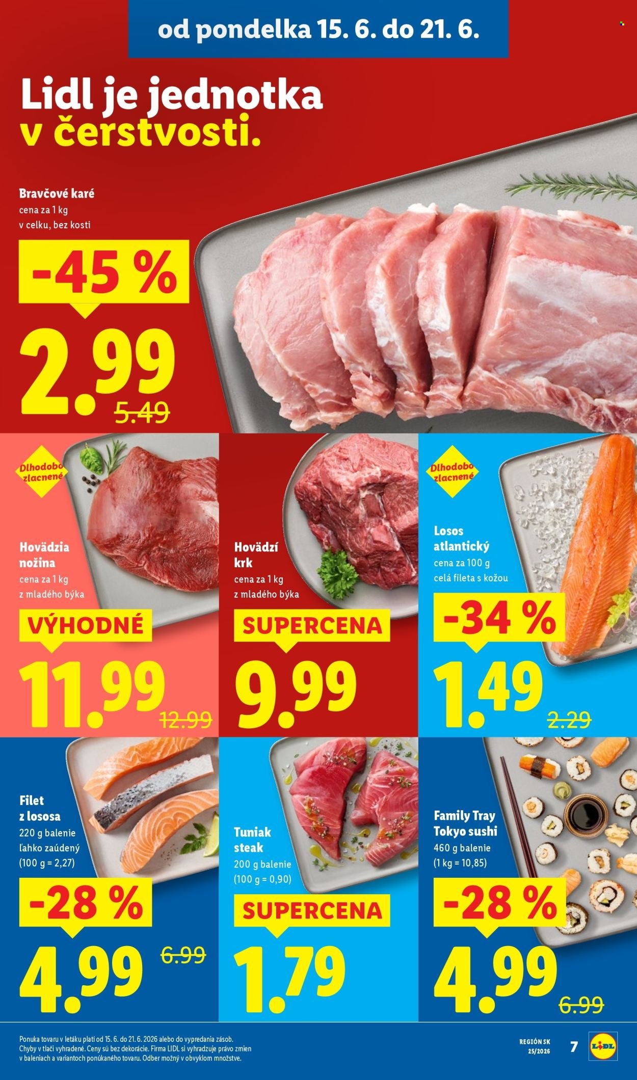 LIDL leták - Od pondelka 15.6.2026