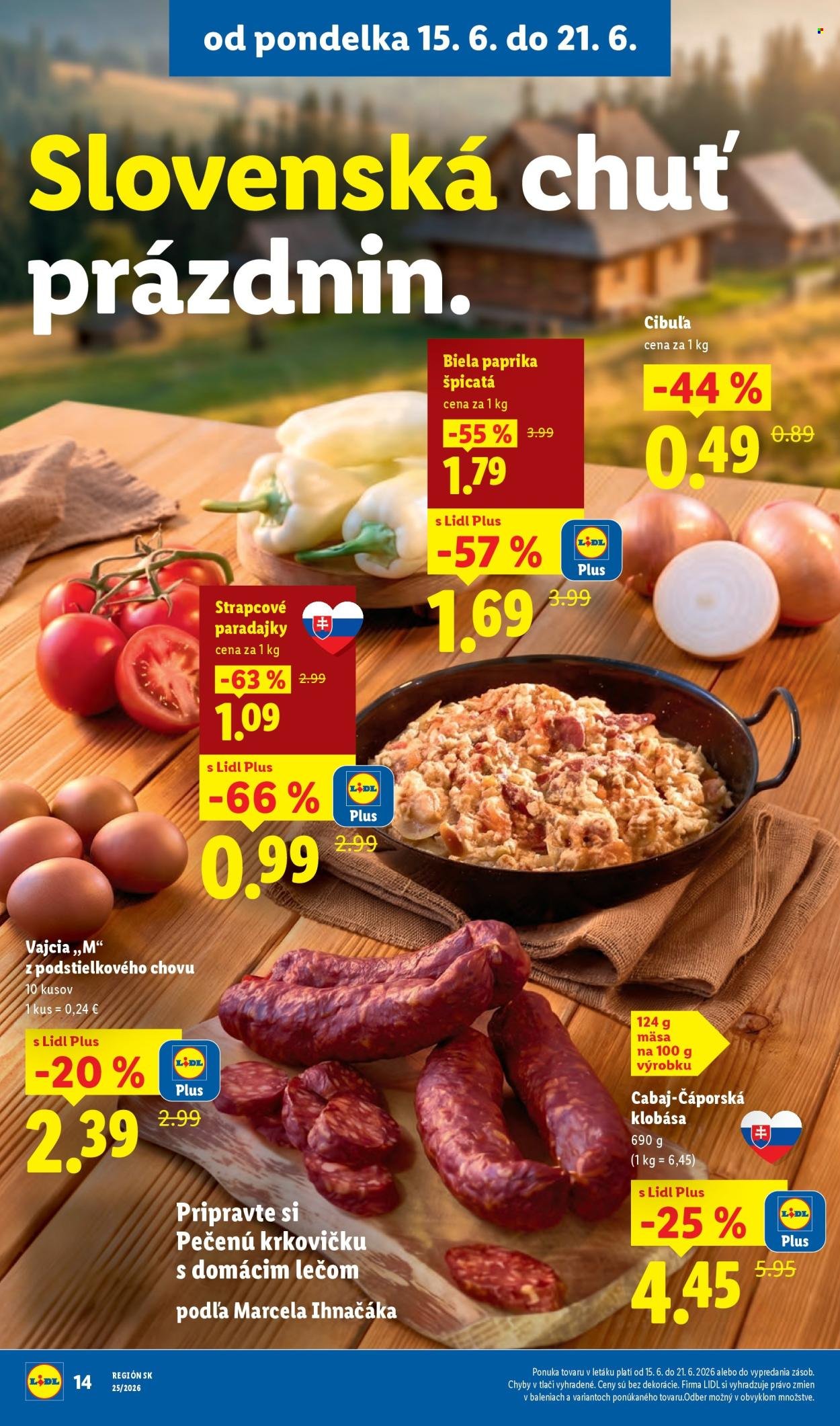 LIDL leták - Od pondelka 15.6.2026