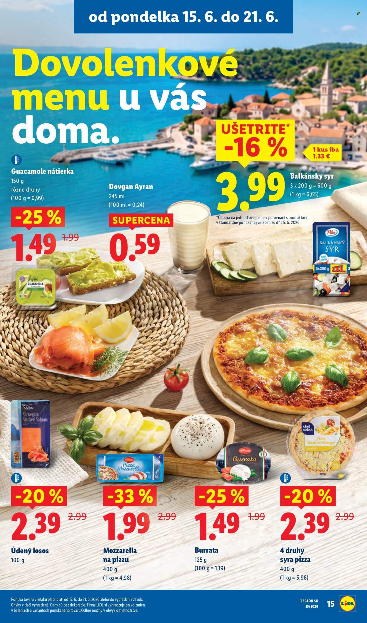 LIDL leták - Od pondelka 15.6.2026