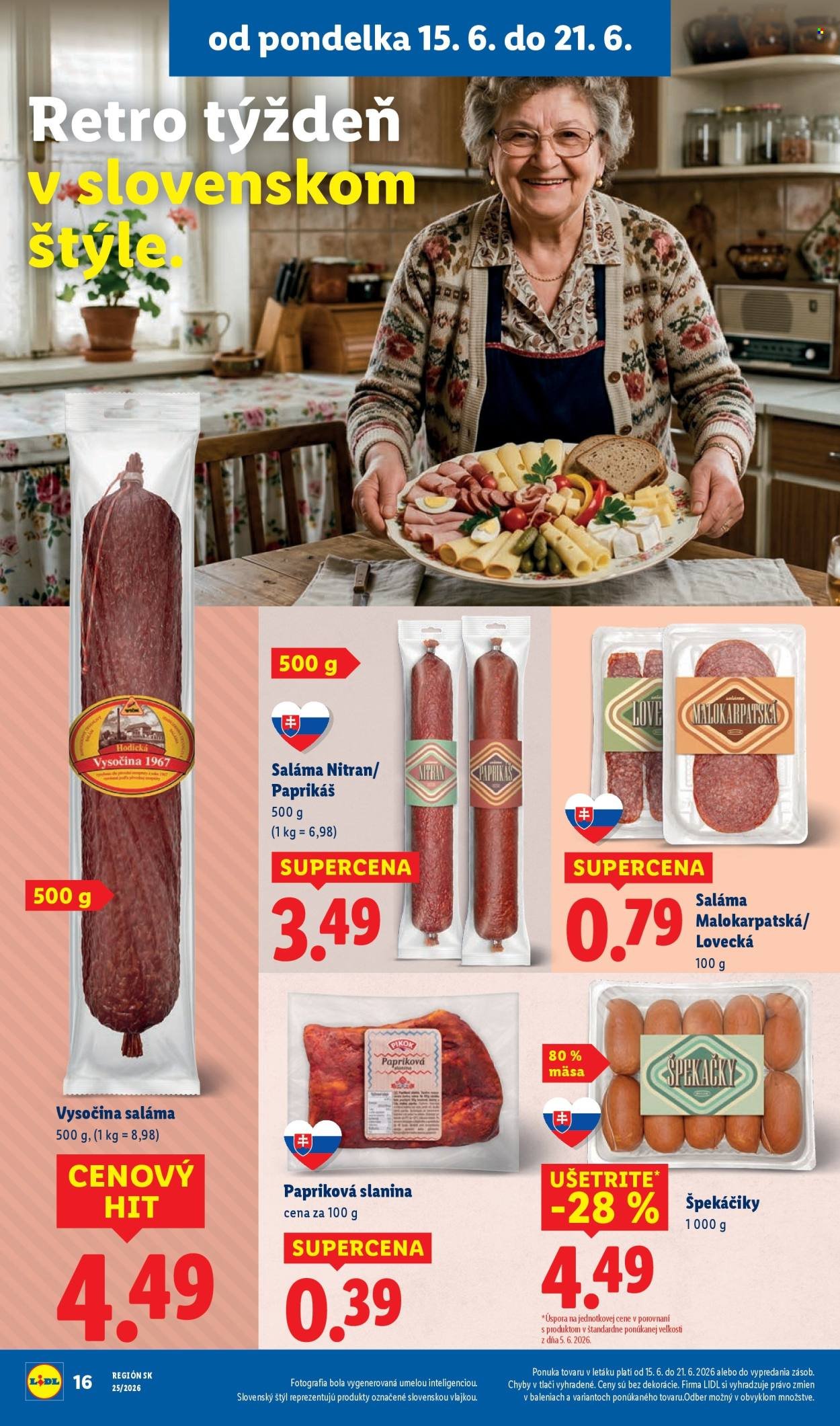 LIDL leták - Od pondelka 15.6.2026