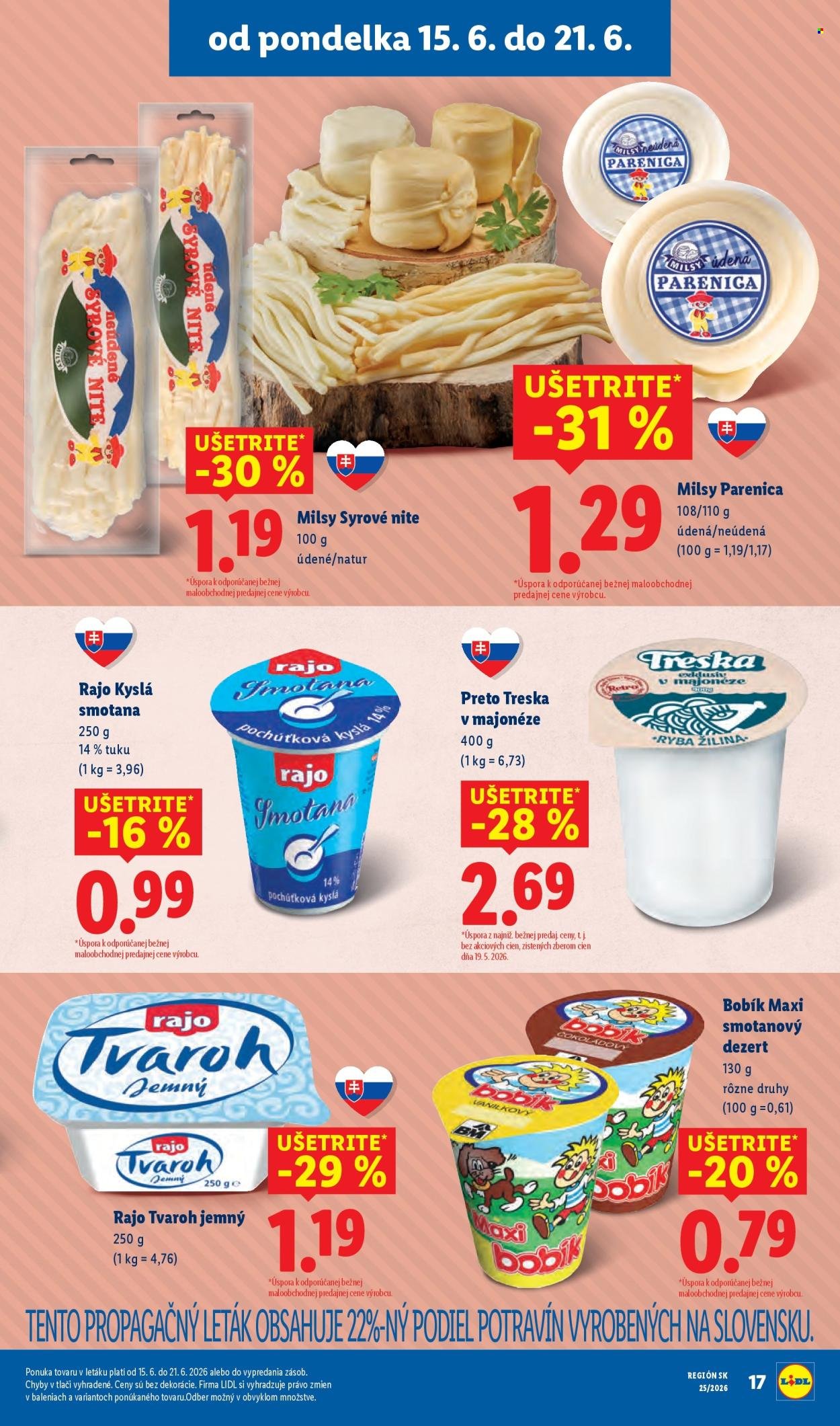 LIDL leták - Od pondelka 15.6.2026