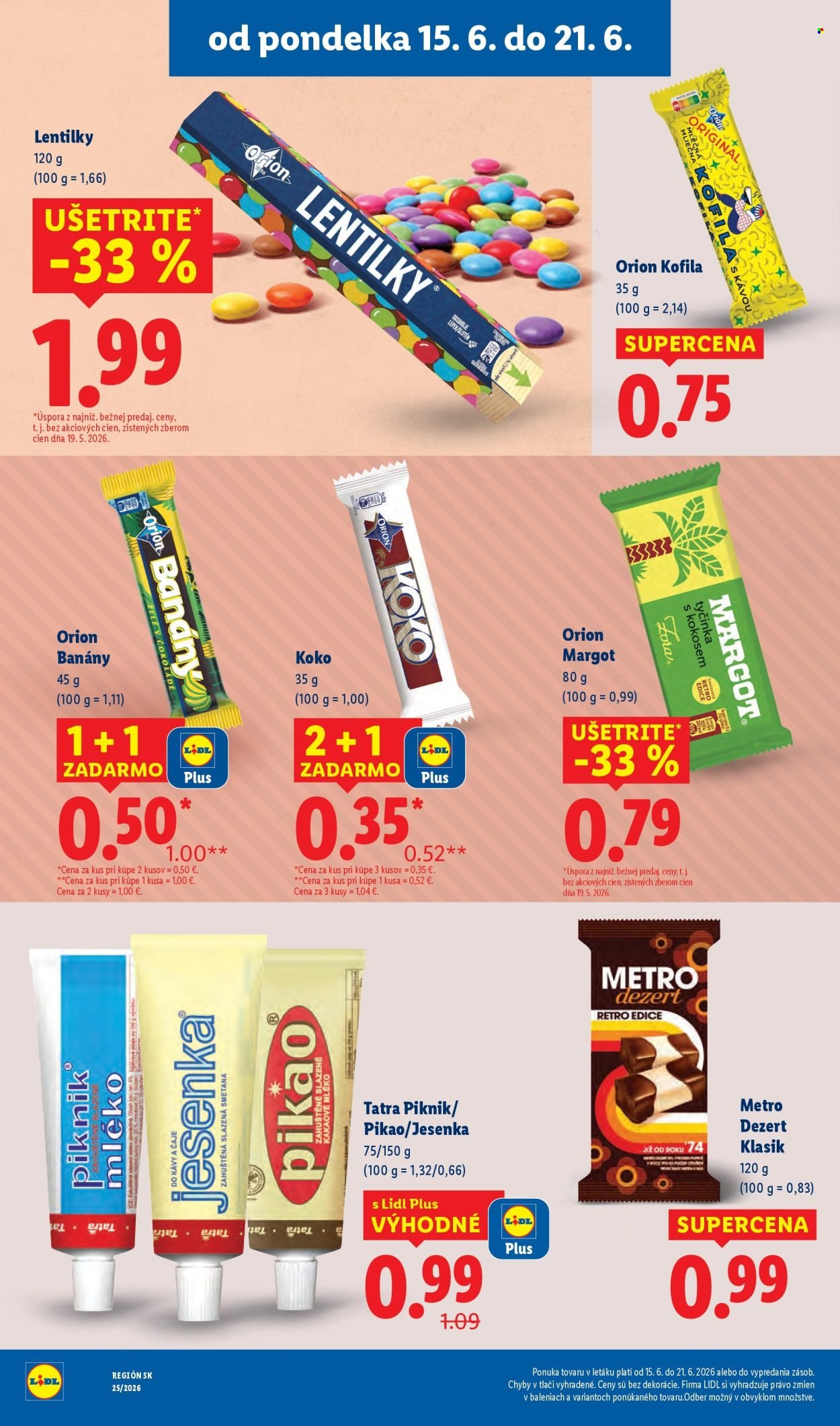 LIDL leták - Od pondelka 15.6.2026