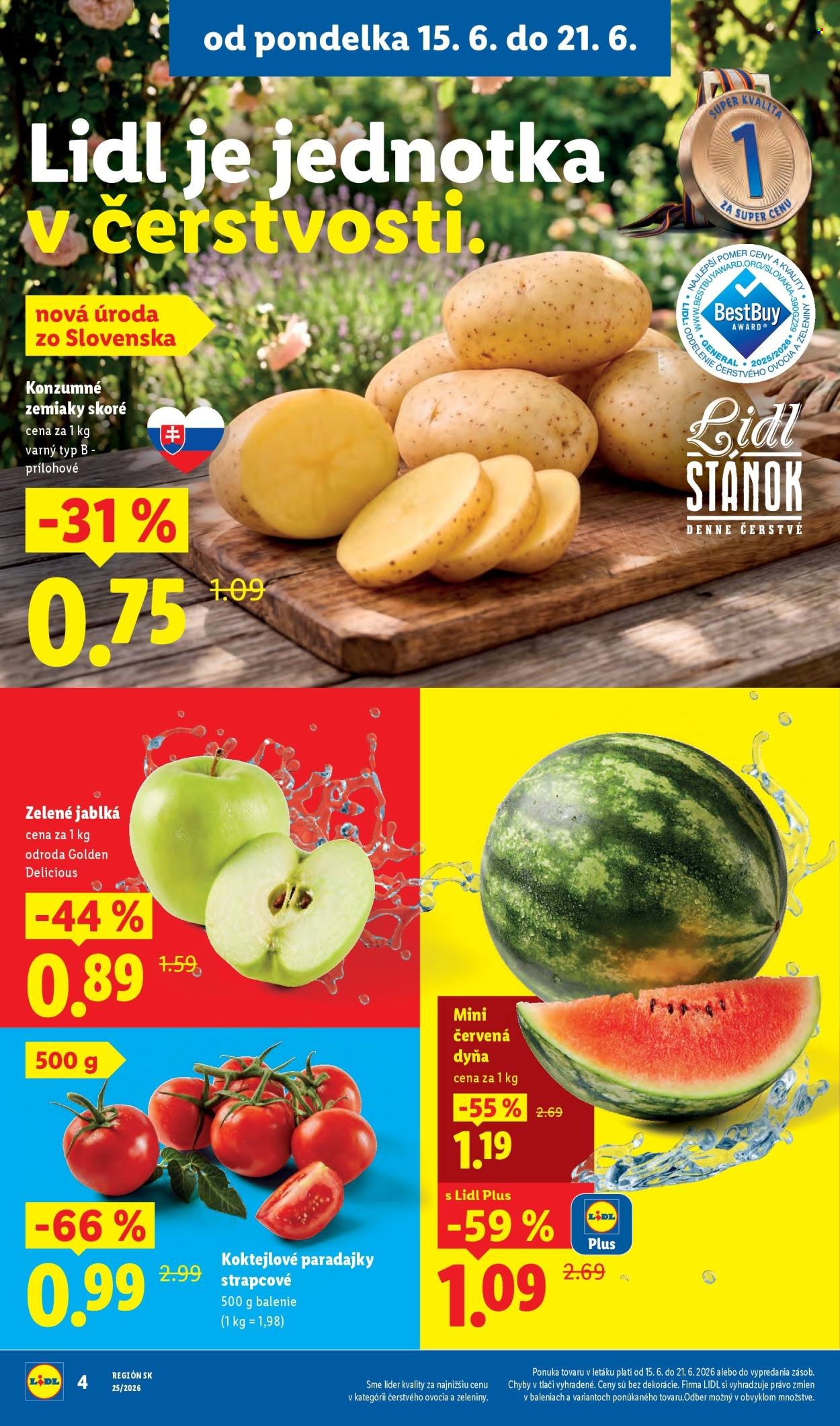 LIDL leták - Od pondelka 15.6.2026