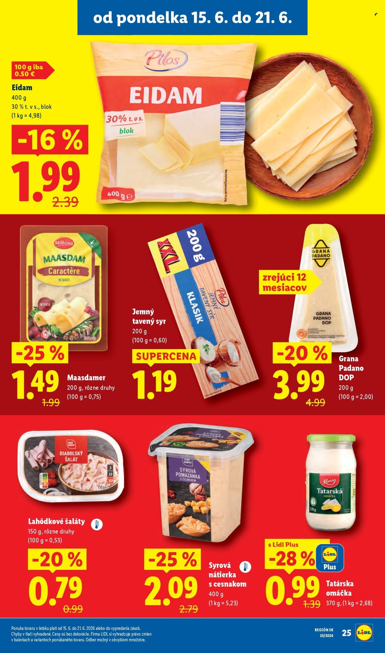 LIDL leták - Od pondelka 15.6.2026